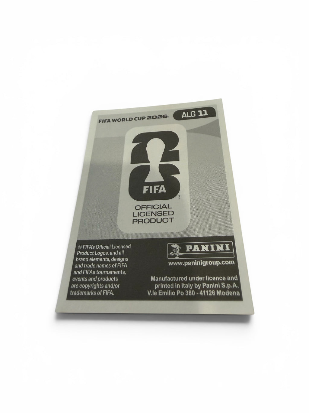 2026 Panini FIFA World Cup Ramiz Zerrouki ALG 11 Algeria Official Soccer Sticker