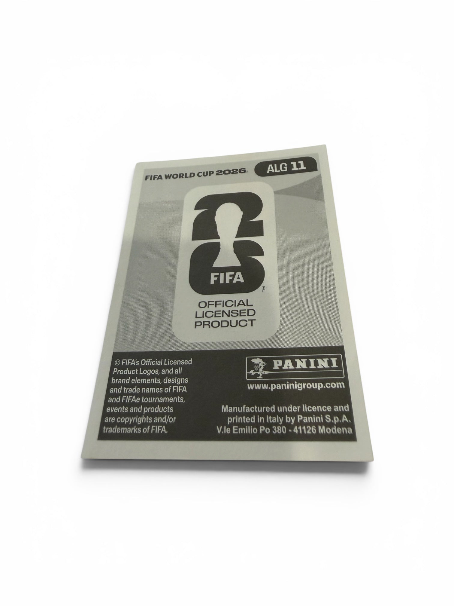 2026 Panini FIFA World Cup Ramiz Zerrouki ALG 11 Algeria Official Soccer Sticker