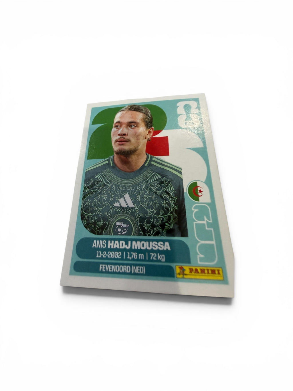 2026 Panini FIFA World Cup Anis Hadj Moussa ALG 17 Algeria Official Soccer Sticker