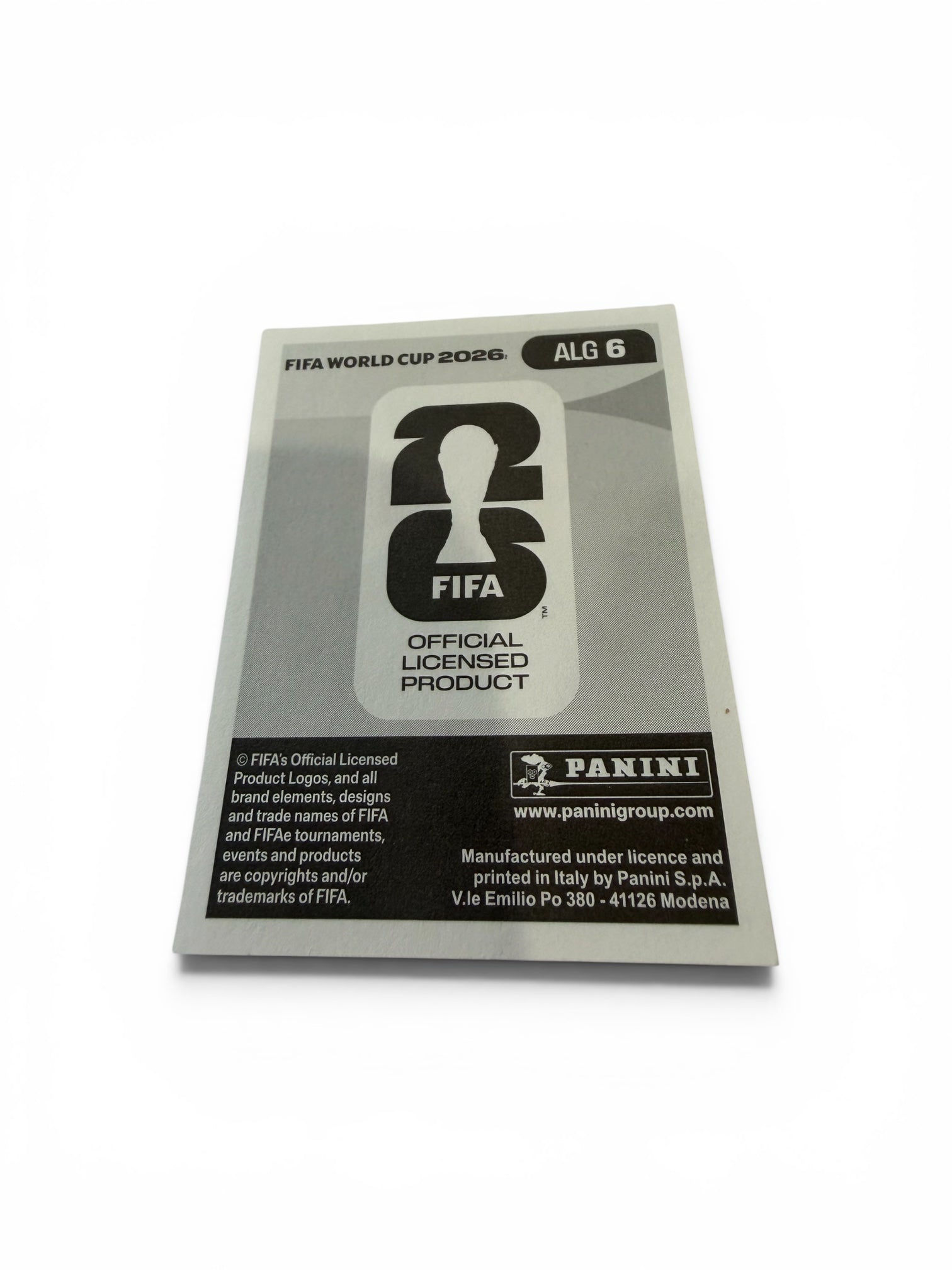 2026 Panini FIFA World Cup Mohamed Amine Tougai ALG 6 Algeria Official Soccer Sticker