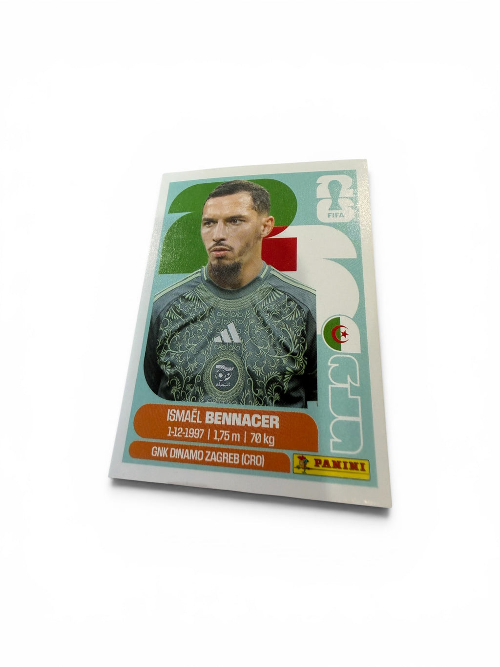 2026 Panini FIFA World Cup Ismaël Bennacer ALG 8 Algeria Official Soccer Sticker