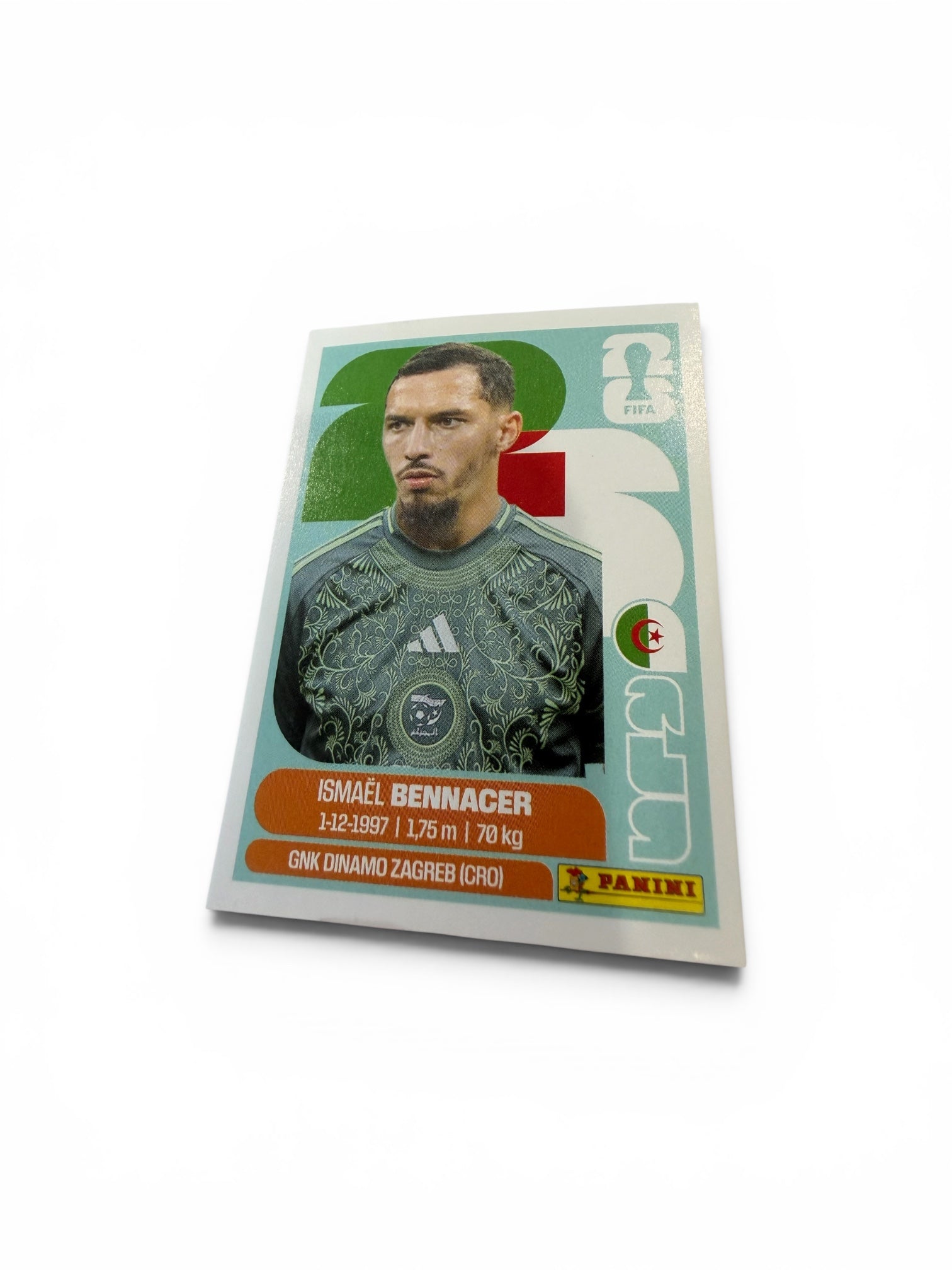 2026 Panini FIFA World Cup Ismaël Bennacer ALG 8 Algeria Official Soccer Sticker