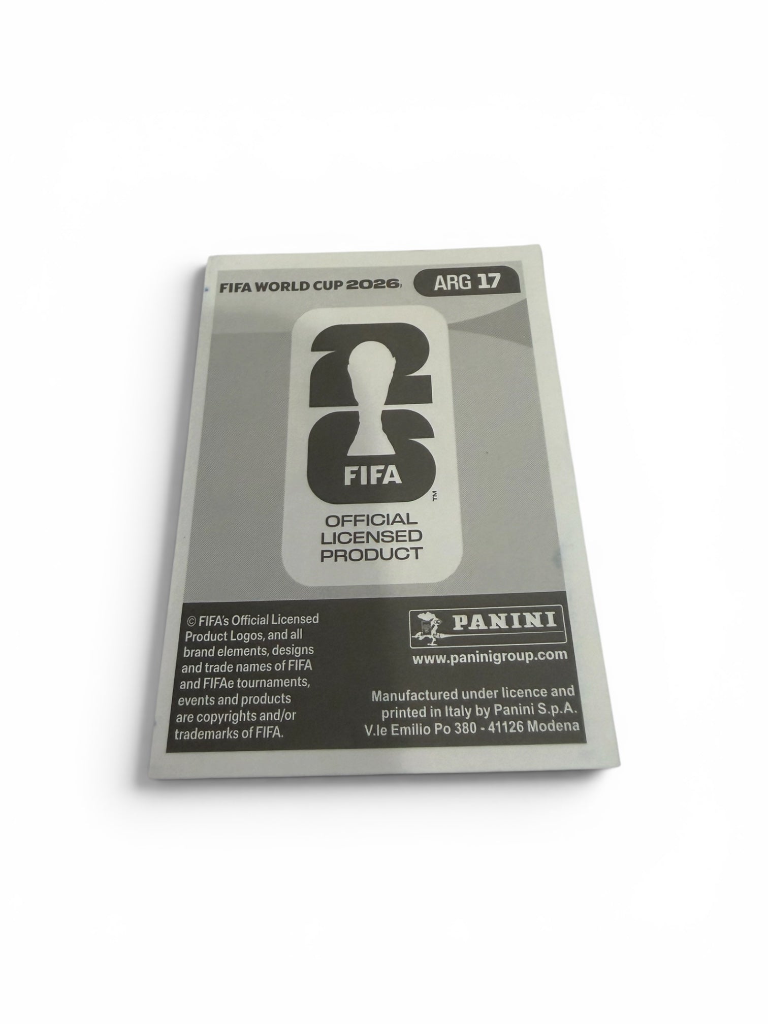 2026 Panini FIFA World Cup Lionel Messi ARG 17 Argentina Official Soccer Sticker