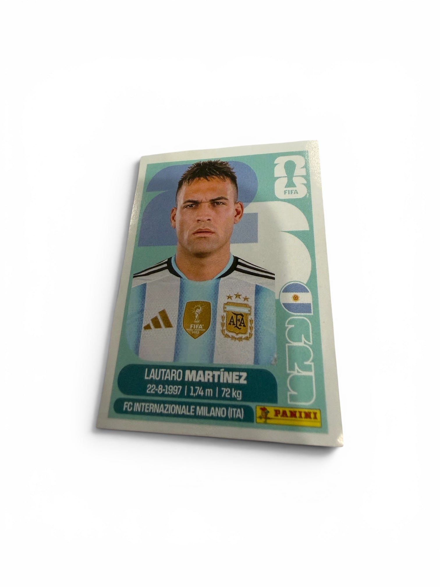 2026 Panini FIFA World Cup Lautaro Martinez ARG 18 Argentina Official Soccer Sticker