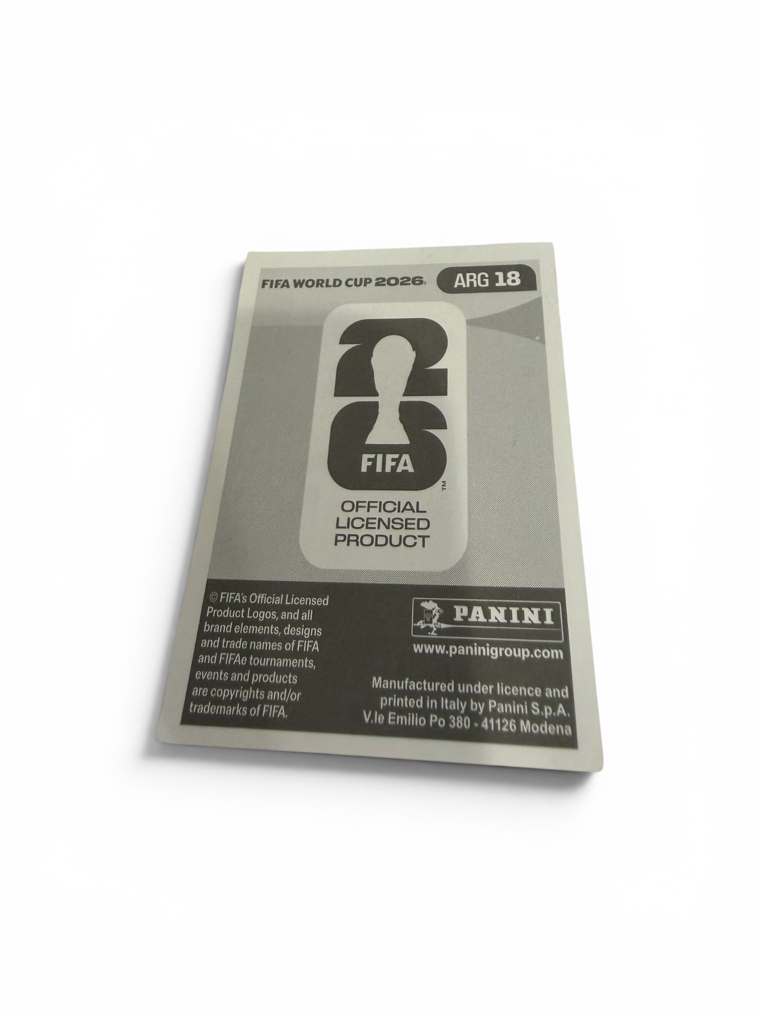 2026 Panini FIFA World Cup Lautaro Martinez ARG 18 Argentina Official Soccer Sticker