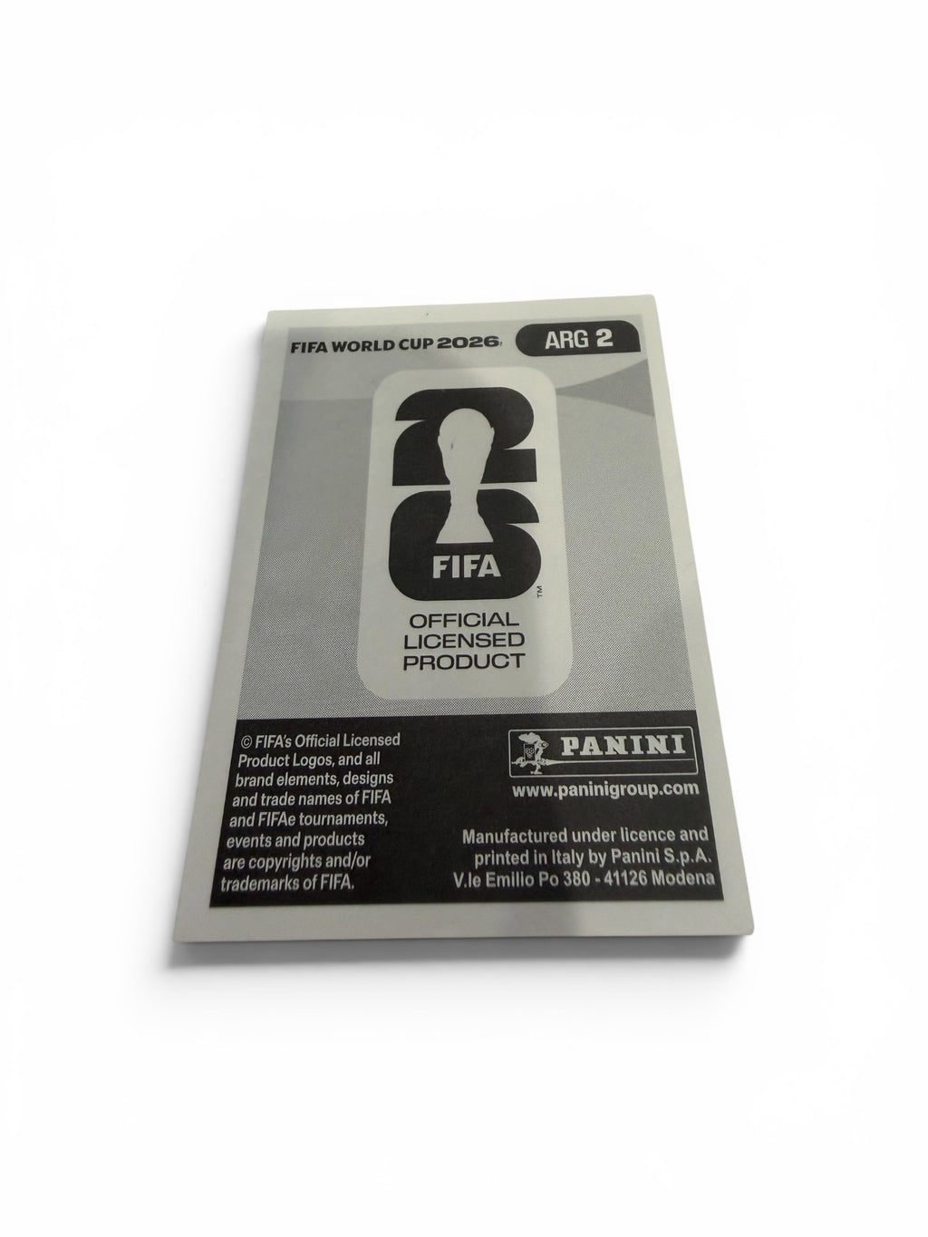 2026 Panini FIFA World Cup Emiliano Martínez ARG 2 Argentina Official Soccer Sticker