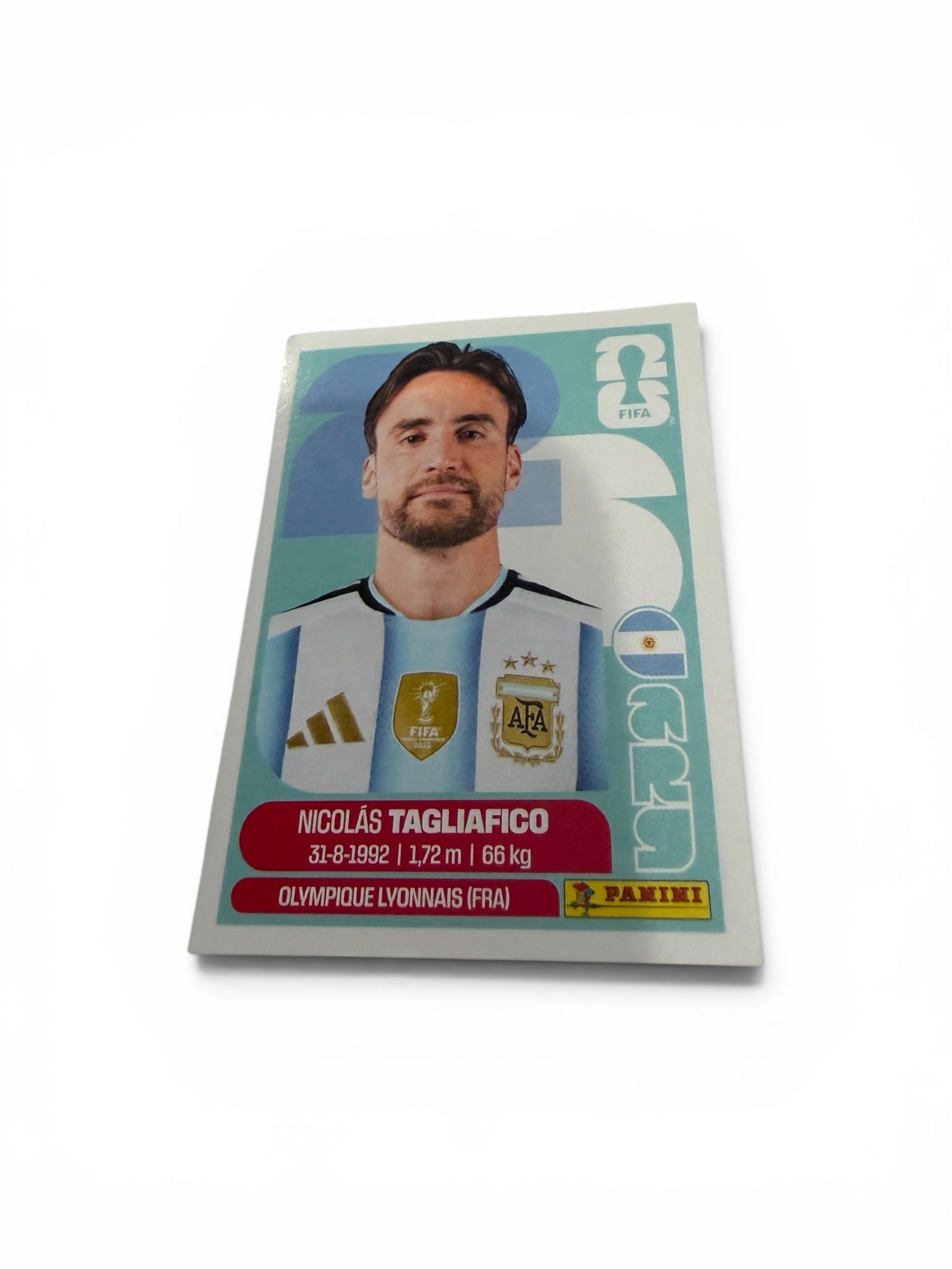 2026 Panini FIFA World Cup Nicolás Tagliafico ARG 6 Argentina Official Soccer Sticker