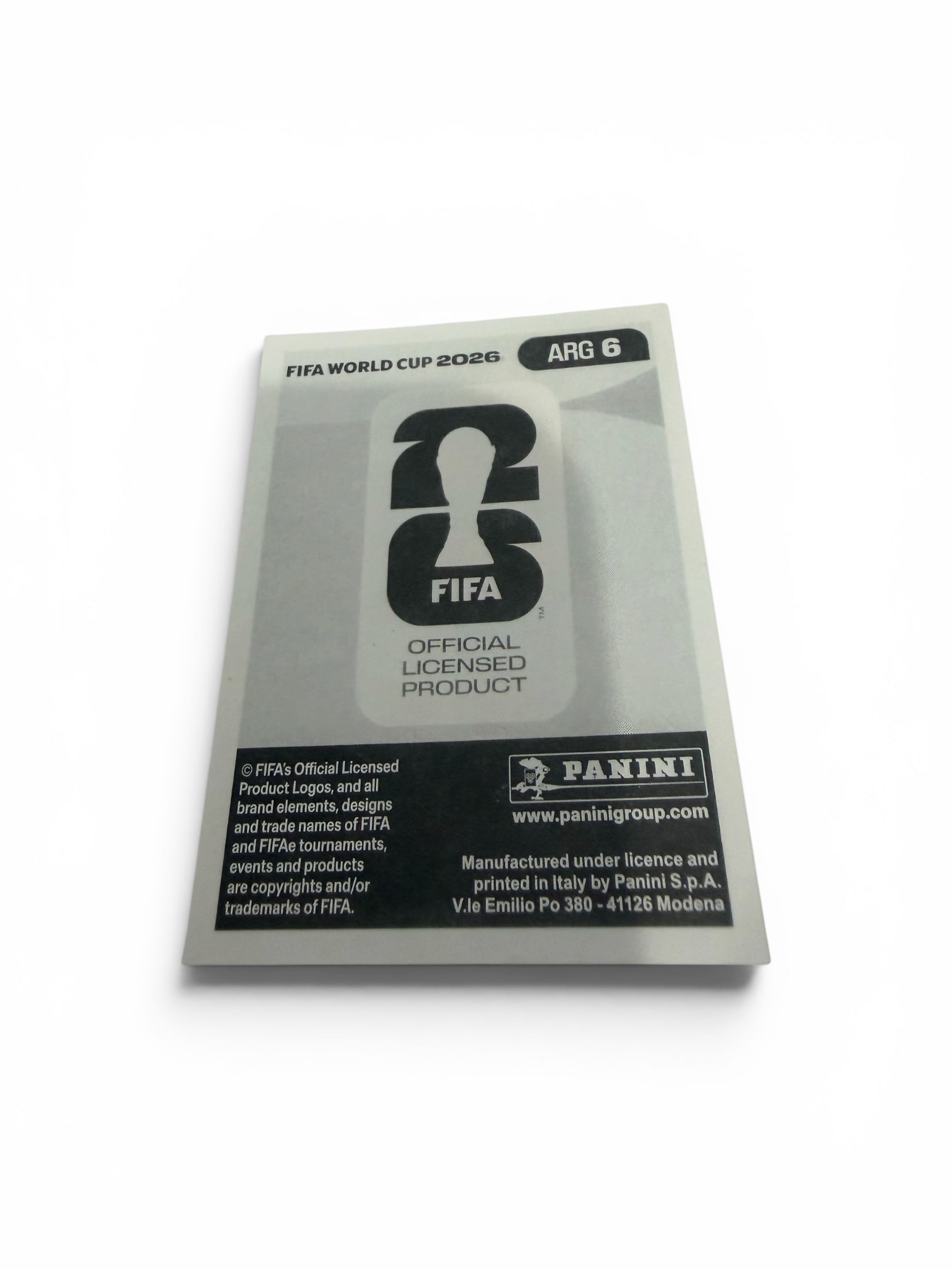 2026 Panini FIFA World Cup Nicolás Tagliafico ARG 6 Argentina Official Soccer Sticker