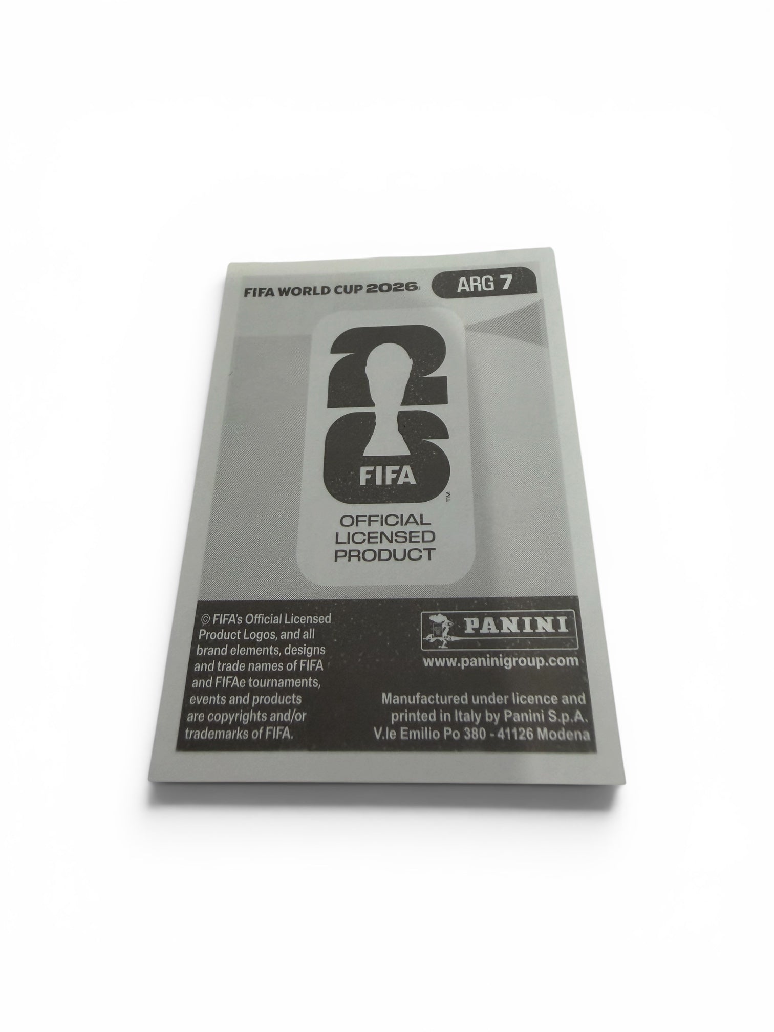 2026 Panini FIFA World Cup Leonardo Balerdi ARG 7 Argentina Official Soccer Sticker