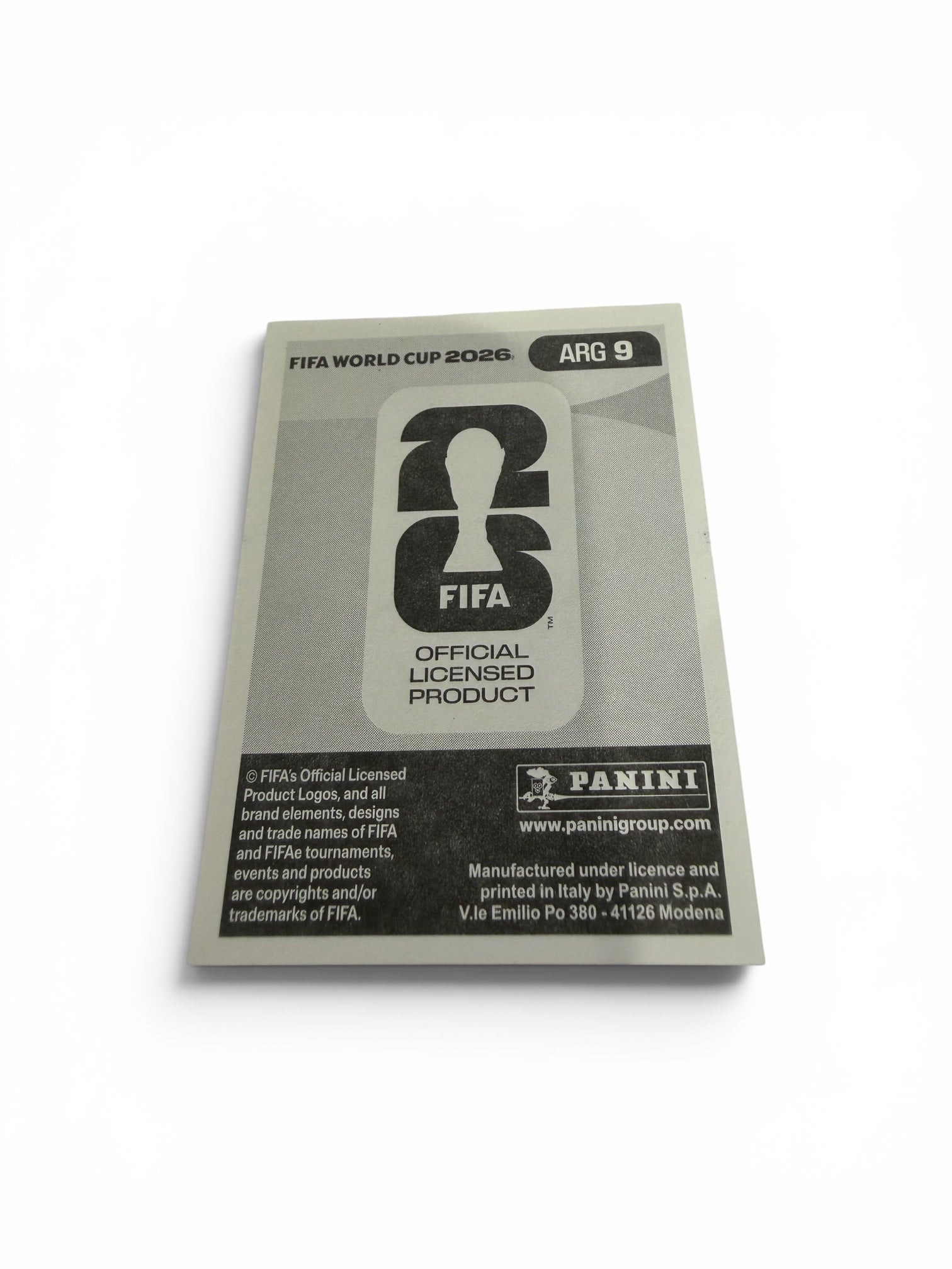 2026 Panini FIFA World Cup Alexis Mac Allister ARG 9 Argentina Official Soccer Sticker