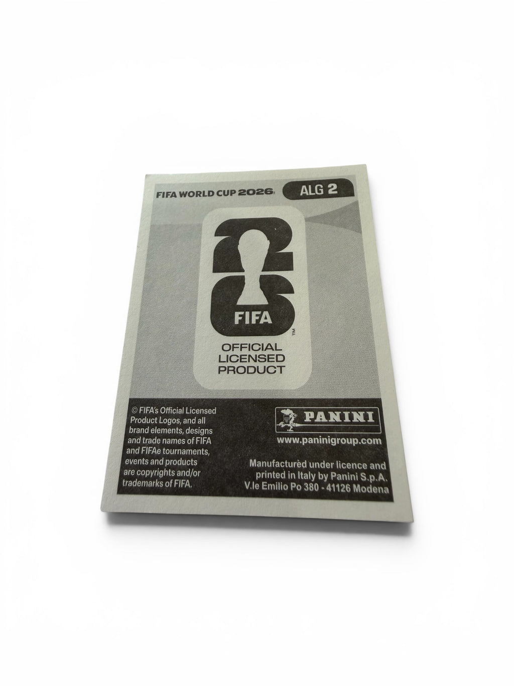 Panini FIFA World Cup 2026 Sticker ALG 2 Alexis Guendouz Algeria Official Sticker