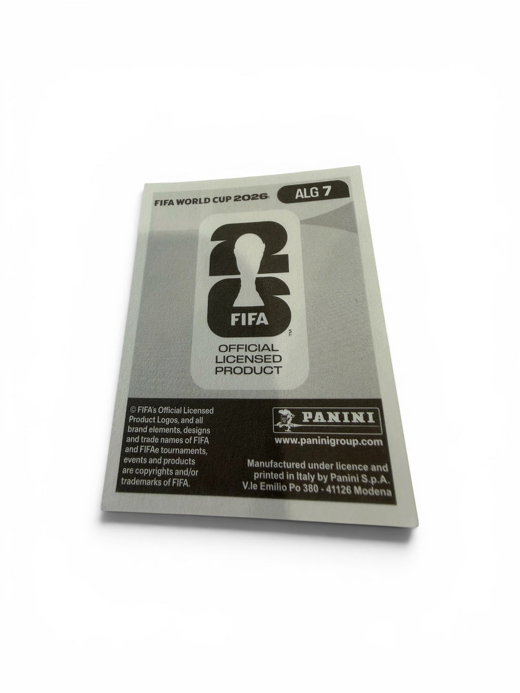 2026 Panini FIFA World Cup Aïssa Mandi ALG 7 Algeria Official Soccer Sticker