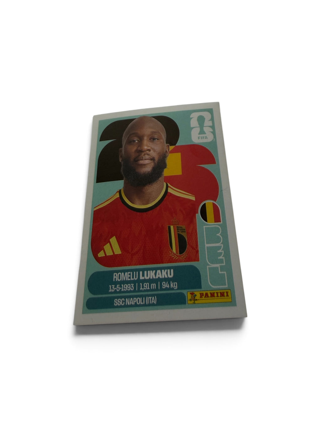 2026 Panini FIFA World Cup Romelu Lukaku #BEL 20 Belgium Official Sticker
