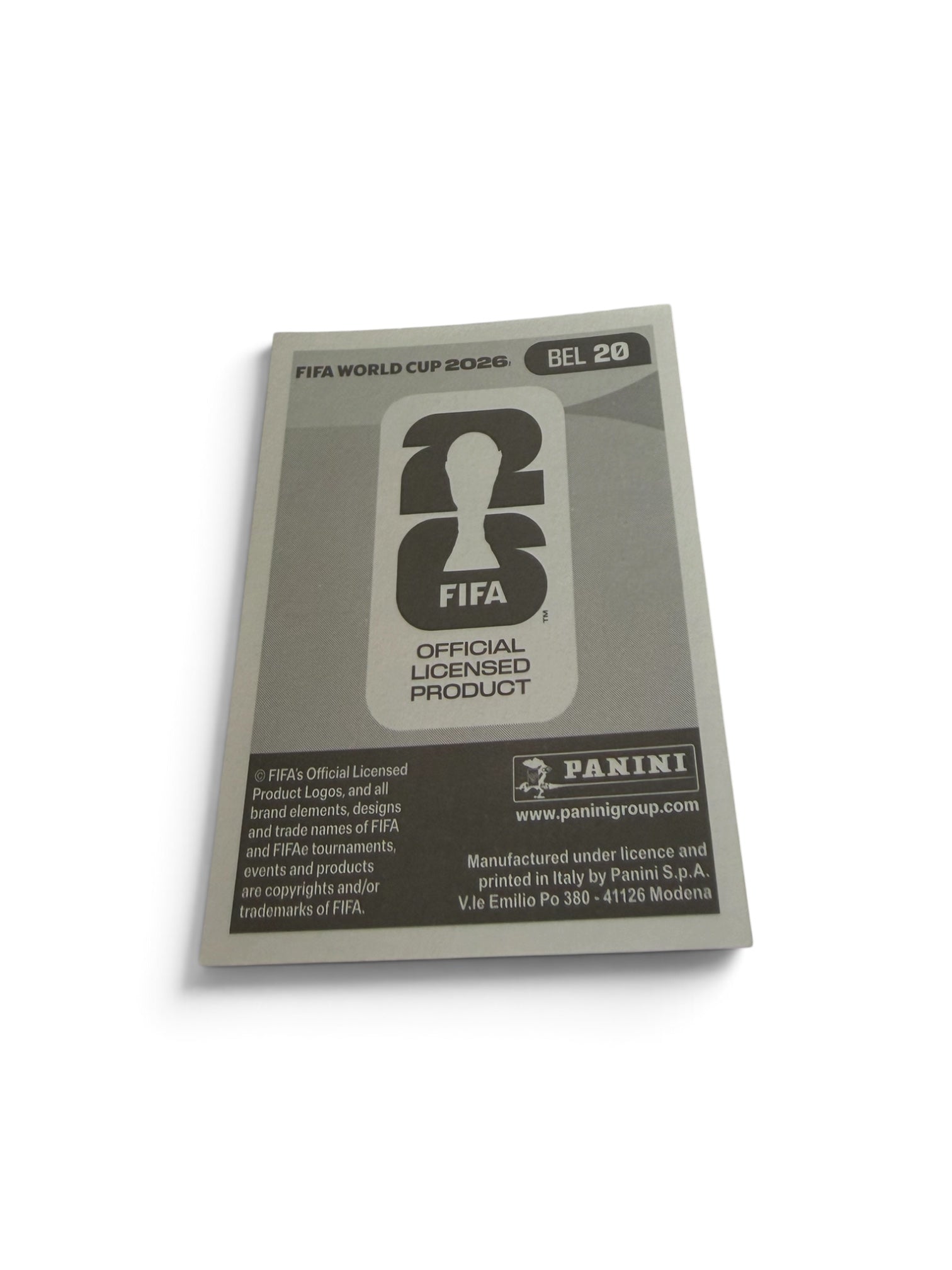 2026 Panini FIFA World Cup Romelu Lukaku #BEL 20 Belgium Official Sticker