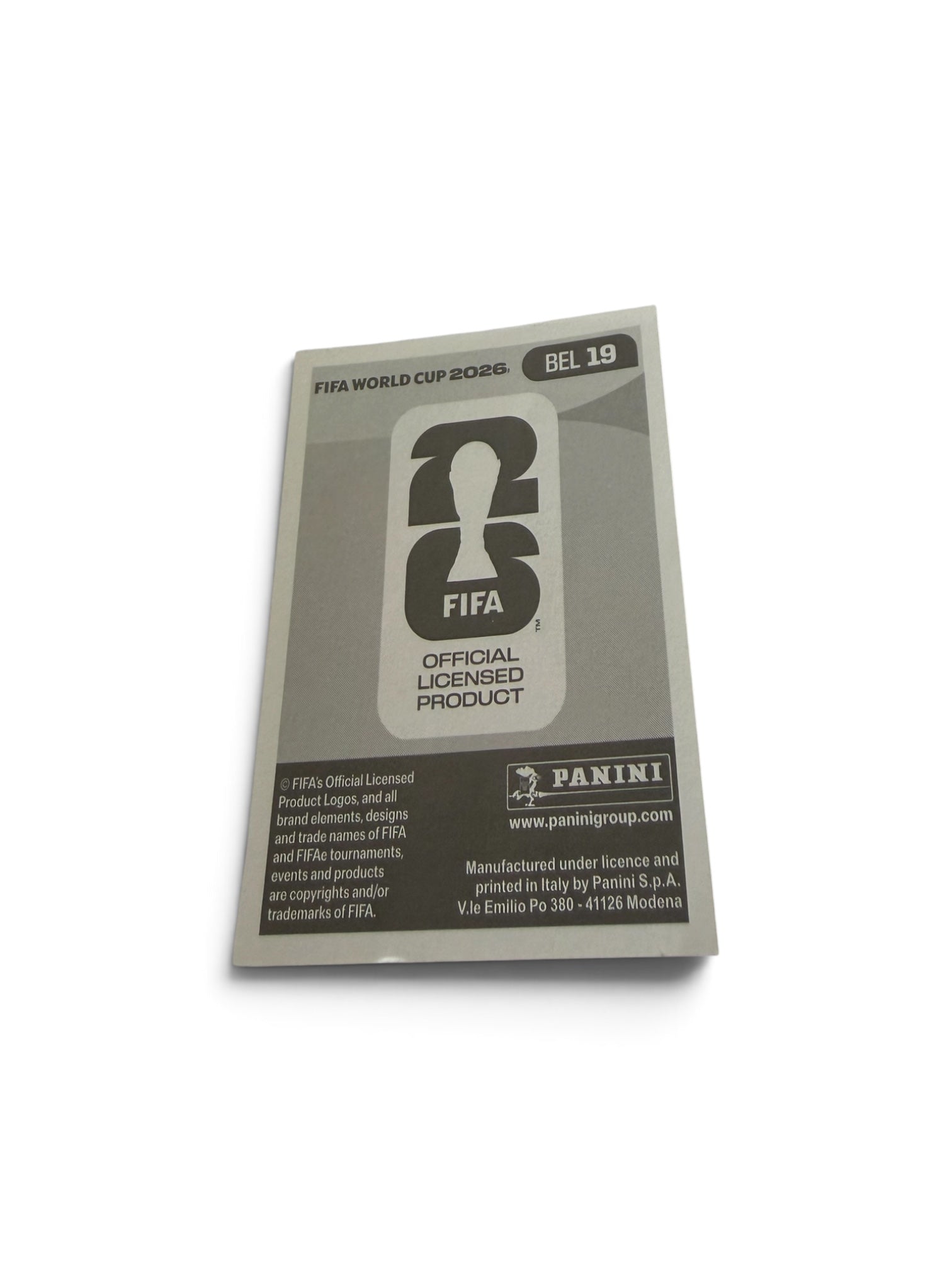 2026 Panini FIFA World Cup Loïs Openda #BEL19 Belgium National Team Soccer Sticker | Official FIFA Licensed