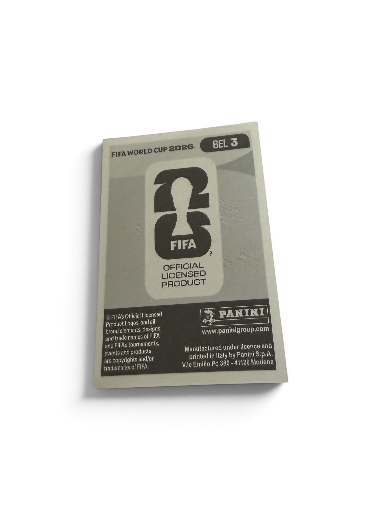 2026 Panini FIFA World Cup Arthur Theate #BEL3 Belgium Official Sticker | White Border | Eintracht Frankfurt