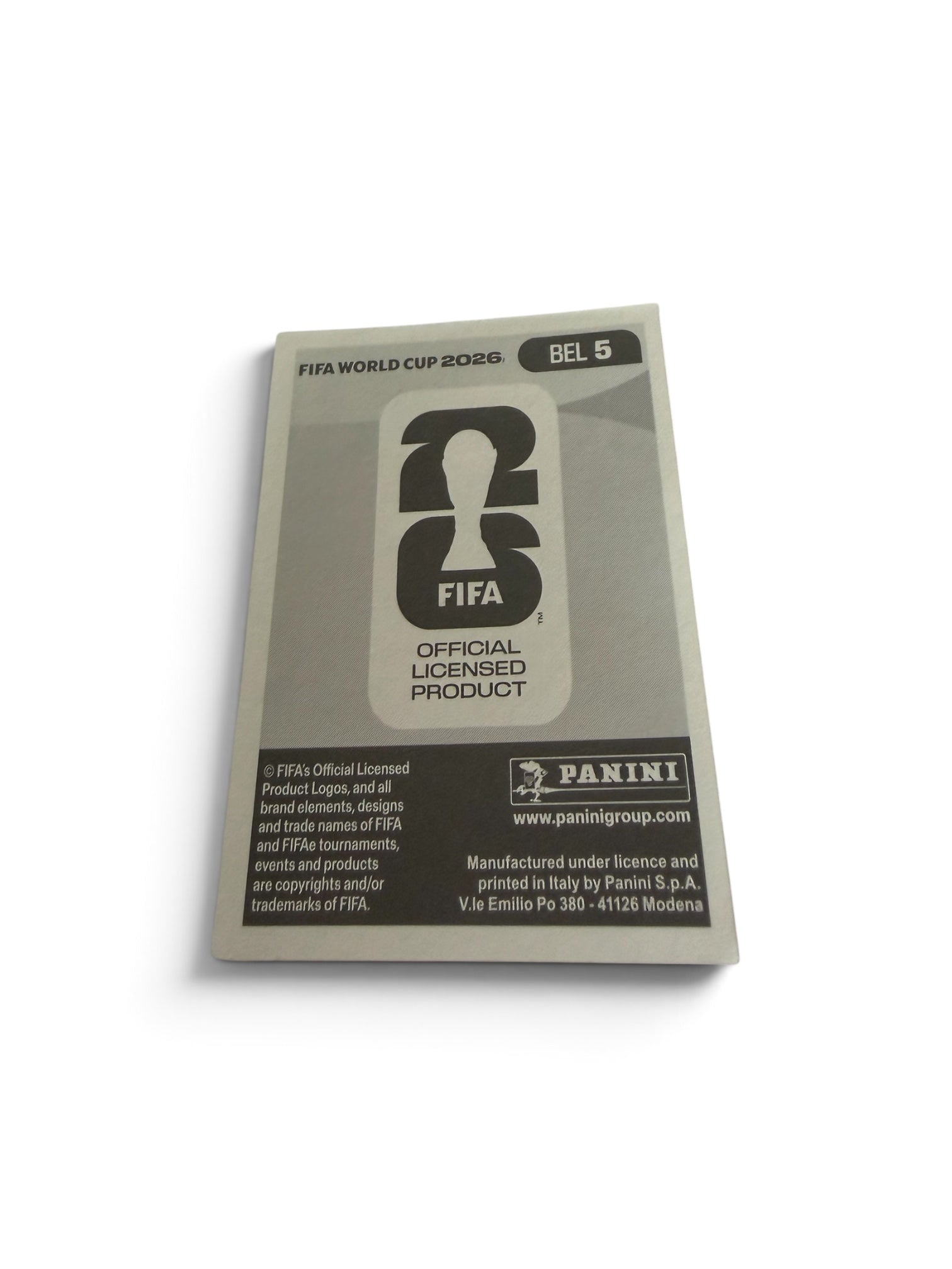 2026 Panini FIFA World Cup Zeno Debast #BEL5 Belgium Official Sticker | White Border | Sporting CP