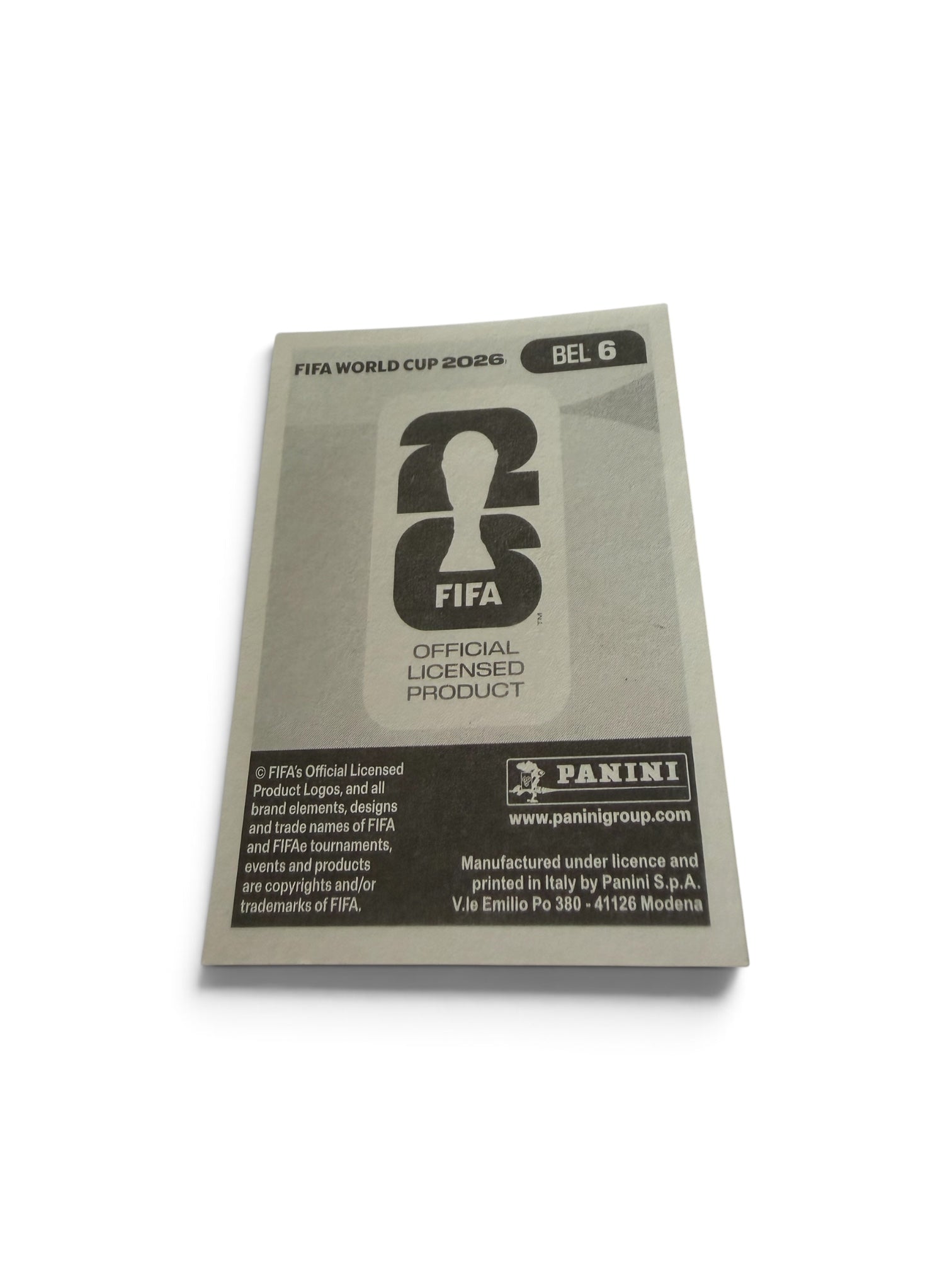 2026 Panini FIFA World Cup Brandon Mechele #BEL6 Belgium Official Sticker | White Border | Club Brugge KV