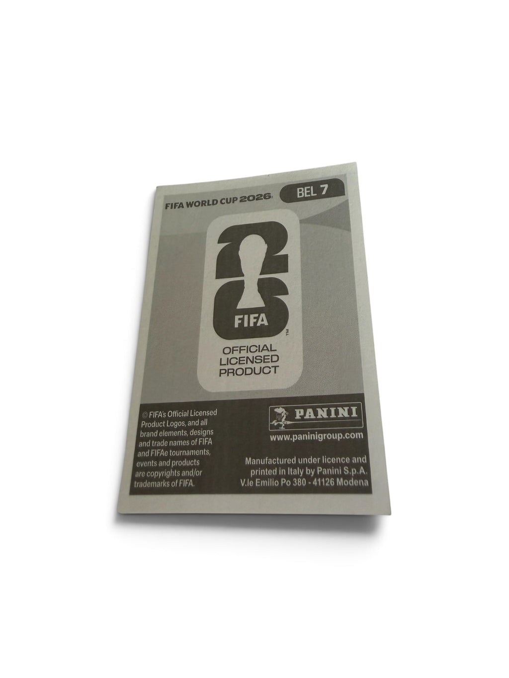 2026 Panini FIFA World Cup Maxim De Cuyper #BEL7 Belgium Official Sticker | Brighton & Hove Albion FC | White Border