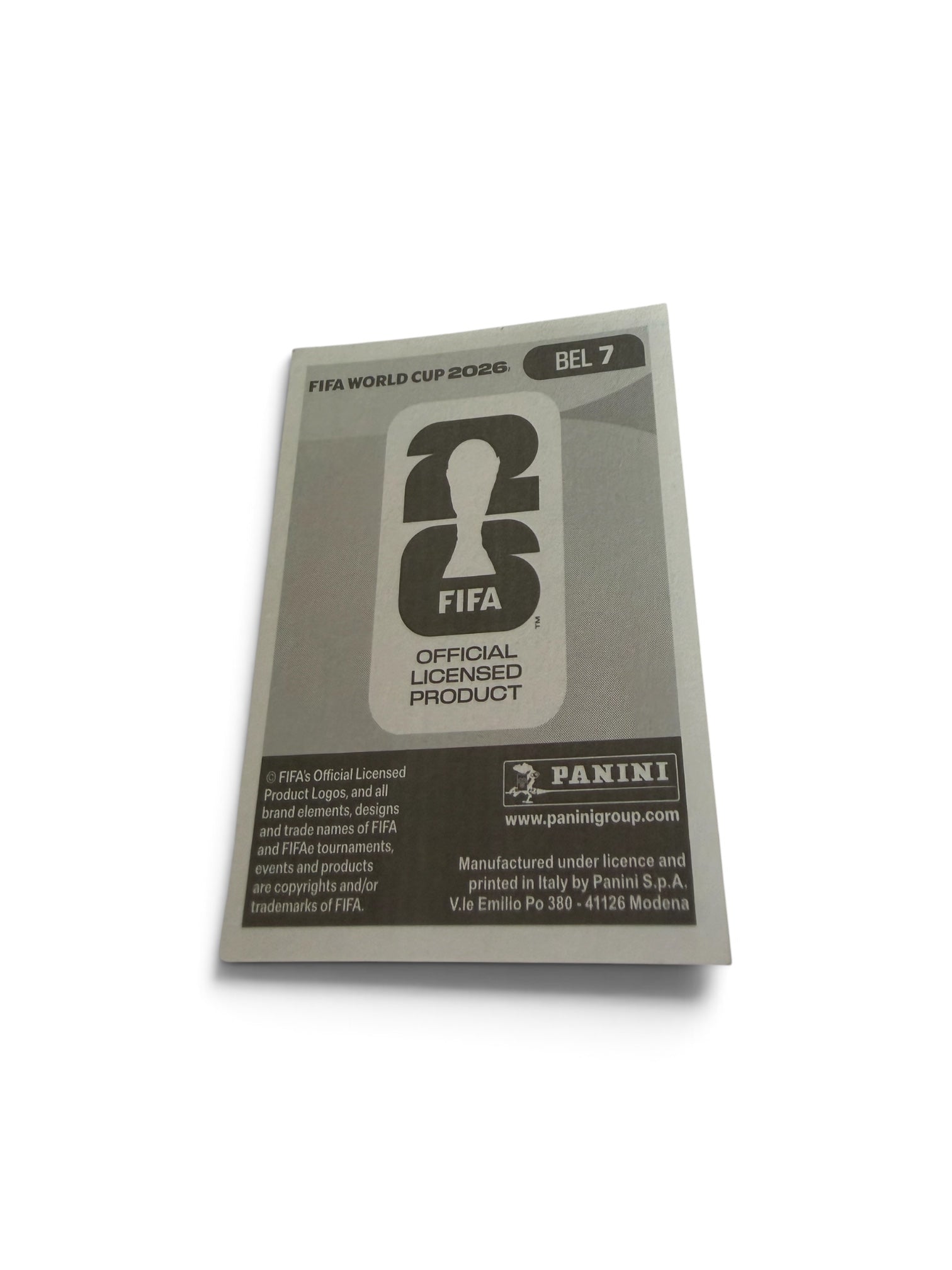 2026 Panini FIFA World Cup Maxim De Cuyper #BEL7 Belgium Official Sticker | Brighton & Hove Albion FC | White Border