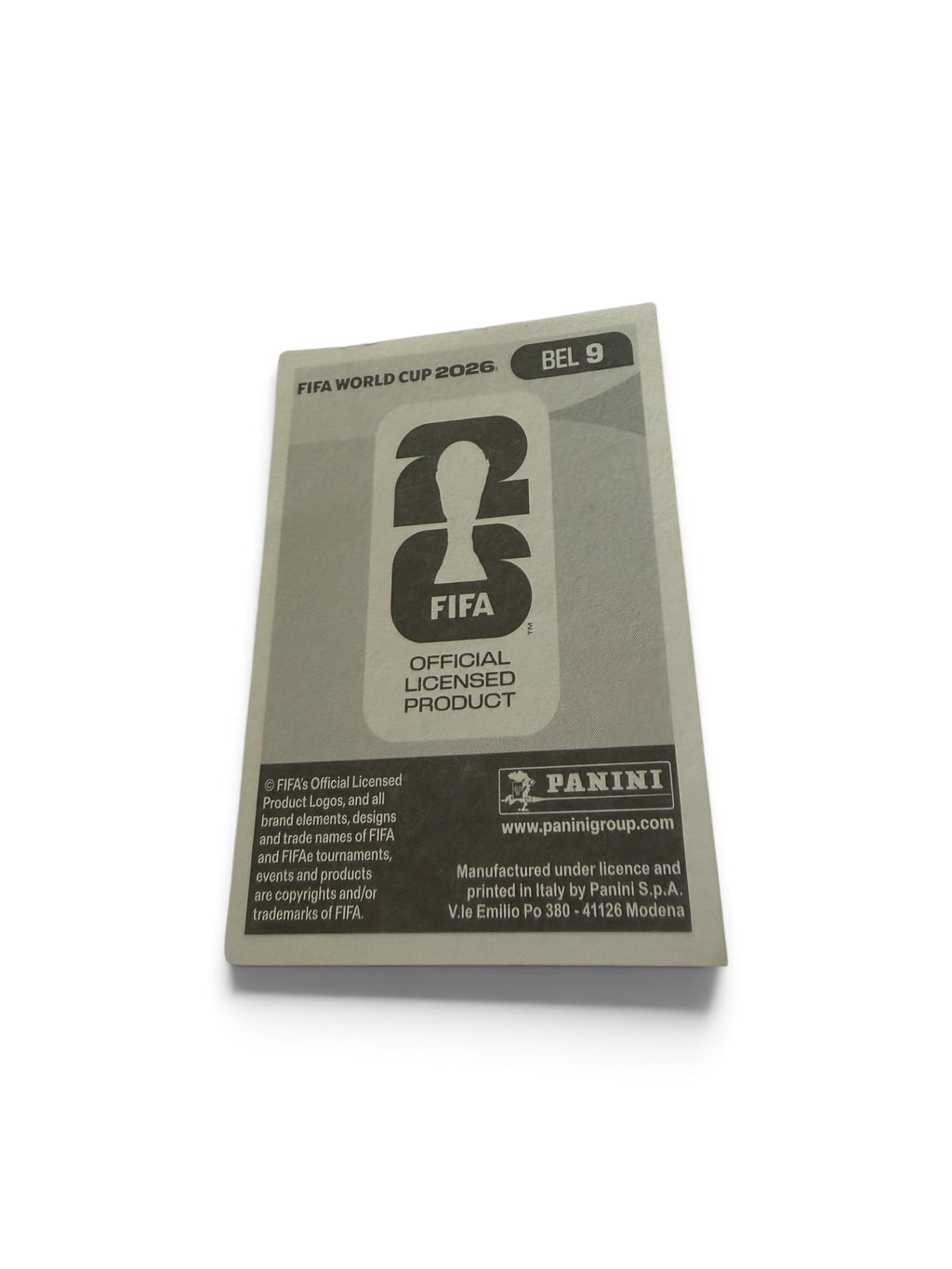 2026 Panini FIFA World Cup Youri Tielemans #BEL9 Belgium Sticker | Aston Villa | Official FIFA Licensed