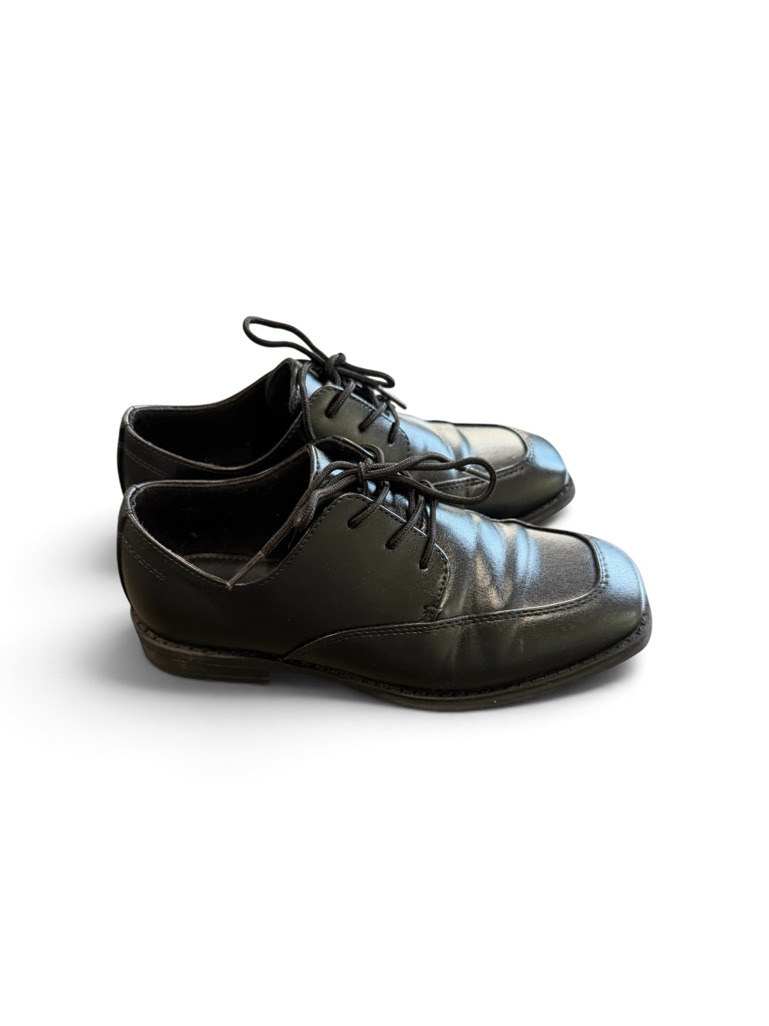 Sonoma Goods for Life Boys’ Black Lace-Up Dress Shoes – Size 3 Medium – Gently Used