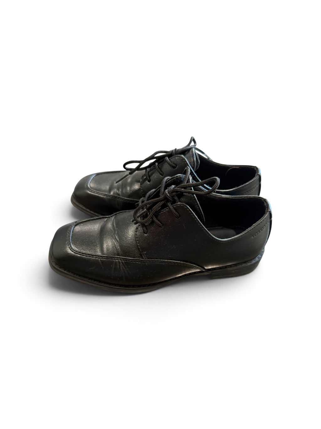 Sonoma Goods for Life Boys’ Black Lace-Up Dress Shoes – Size 3 Medium – Gently Used