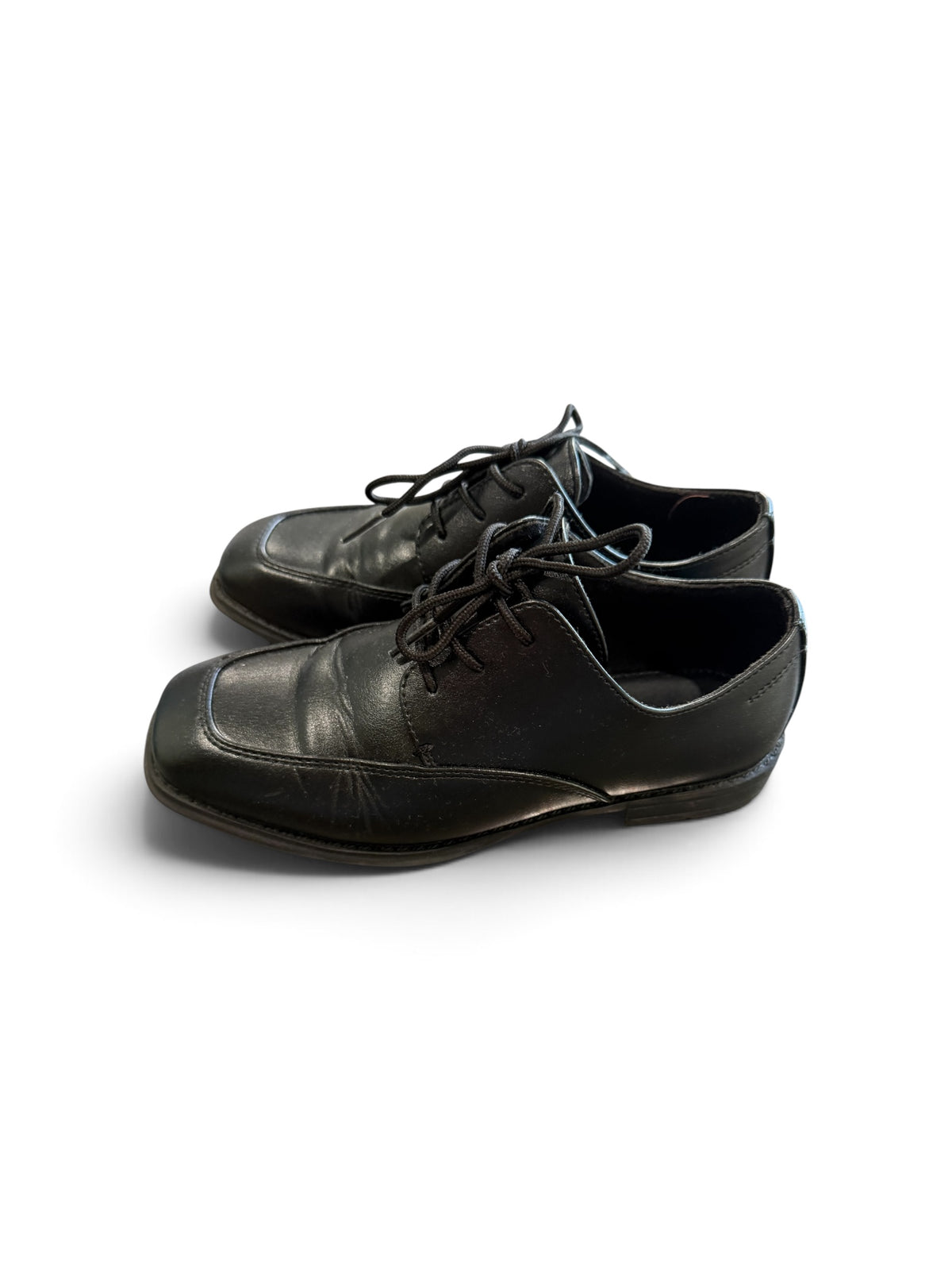 Sonoma Goods for Life Boys’ Black Lace-Up Dress Shoes – Size 3 Medium – Gently Used