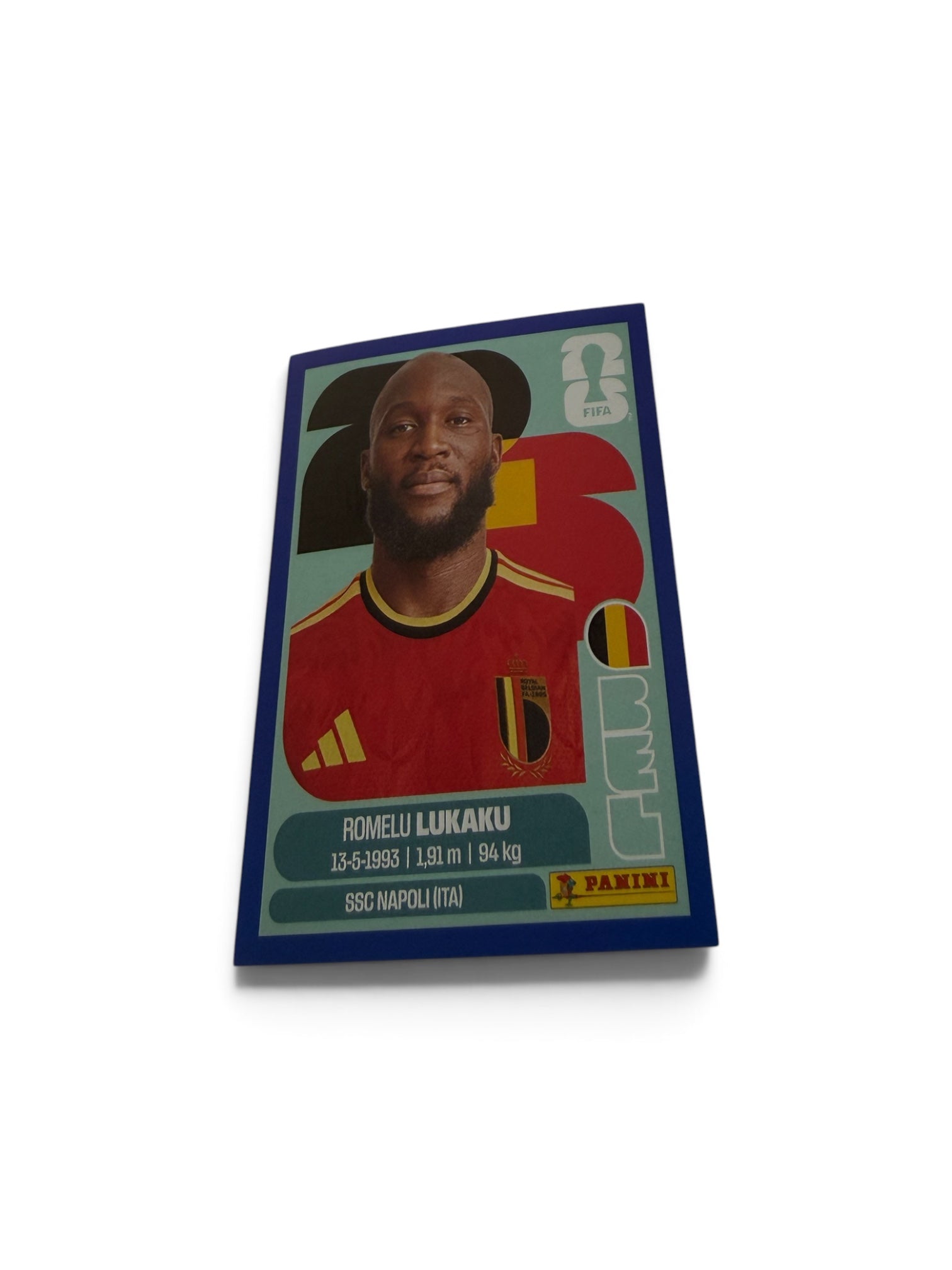 2026 Panini FIFA World Cup Romelu Lukaku #BEL 20 Belgium National Team Soccer Sticker