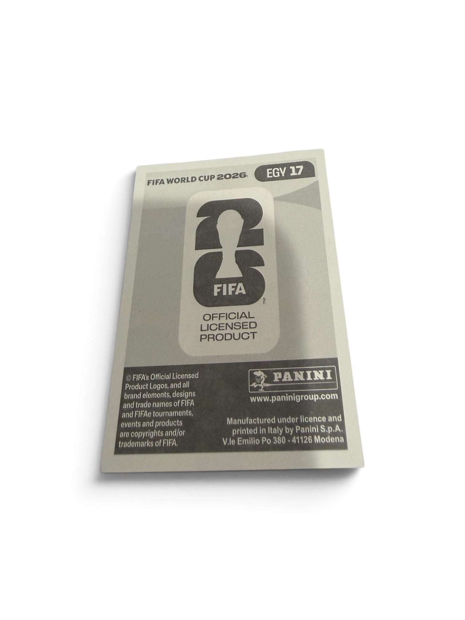 2026 Panini FIFA World Cup Blue Border Parallel Mohamed Salah #EGY 17 Egypt Official Sticker
