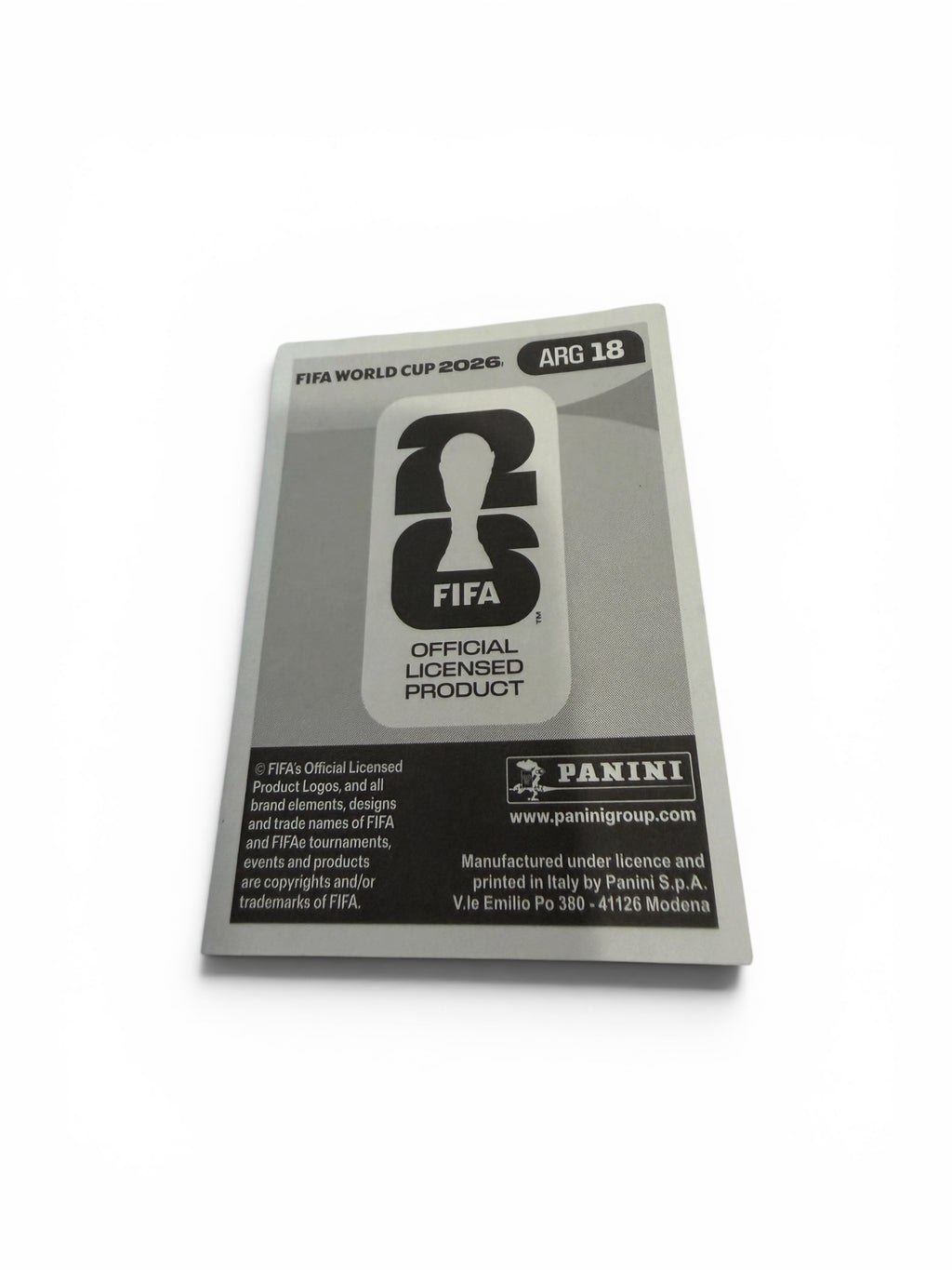2026 Panini FIFA World Cup Blue Parallel Lautaro Martinez ARG 18 Argentina Official Soccer Sticker