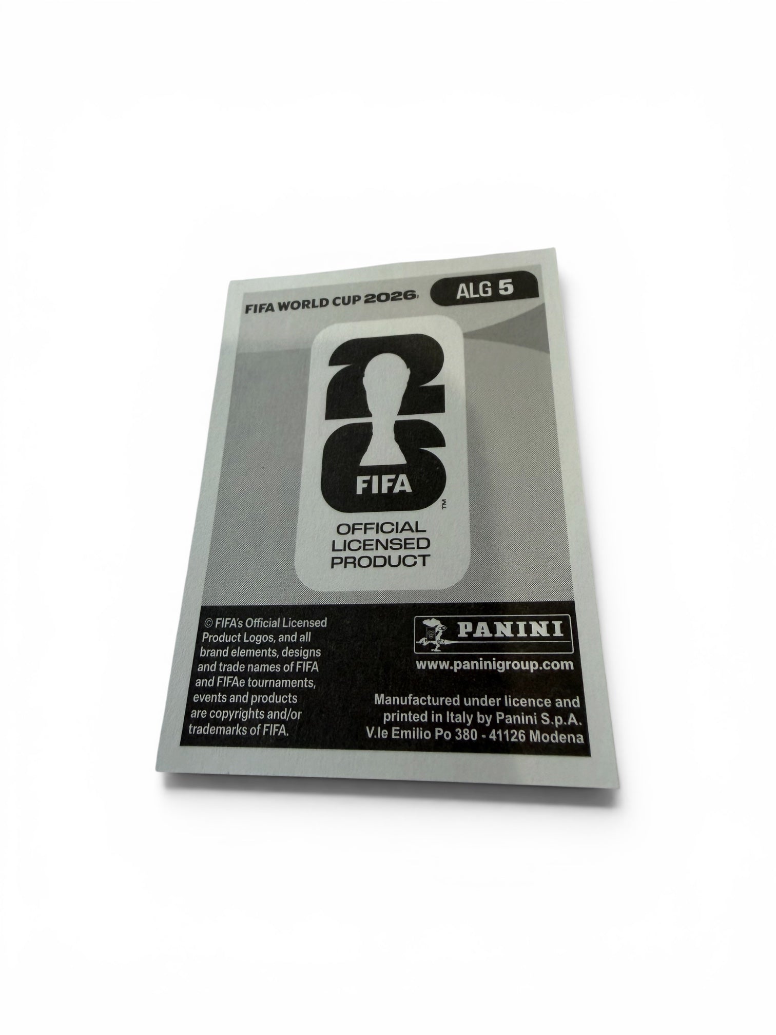 2026 Panini FIFA World Cup Rayan Aït-Nouri ALG 5 Blue Parallel Algeria Soccer Sticker