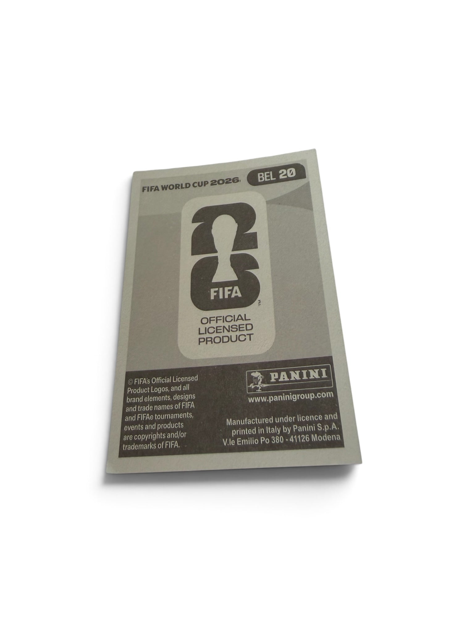 2026 Panini FIFA World Cup Romelu Lukaku #BEL 20 Belgium National Team Soccer Sticker