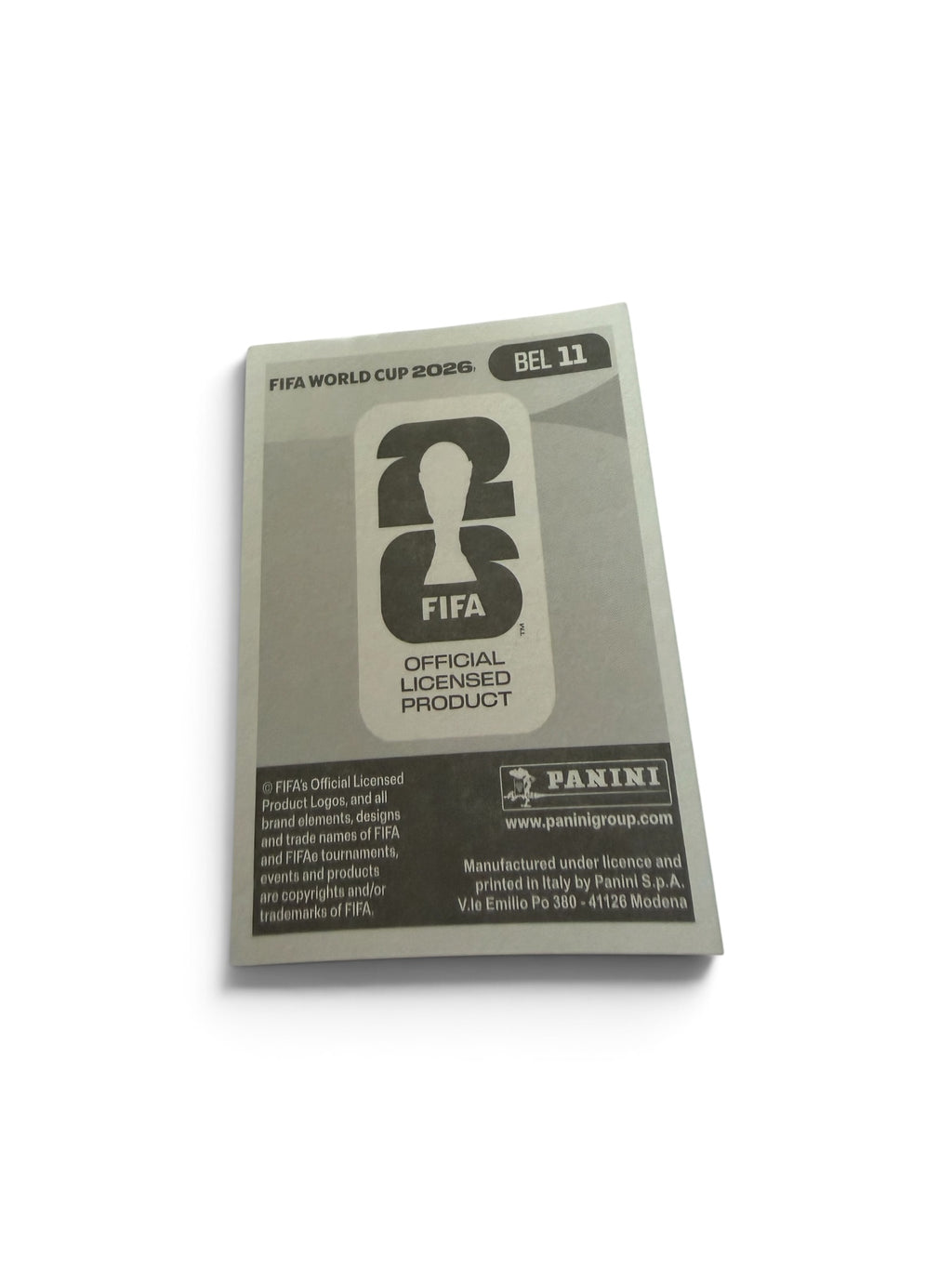 2026 Panini FIFA World Cup Nicolas Raskin #BEL11 Belgium Sticker | Rangers FC | Official FIFA Collectible