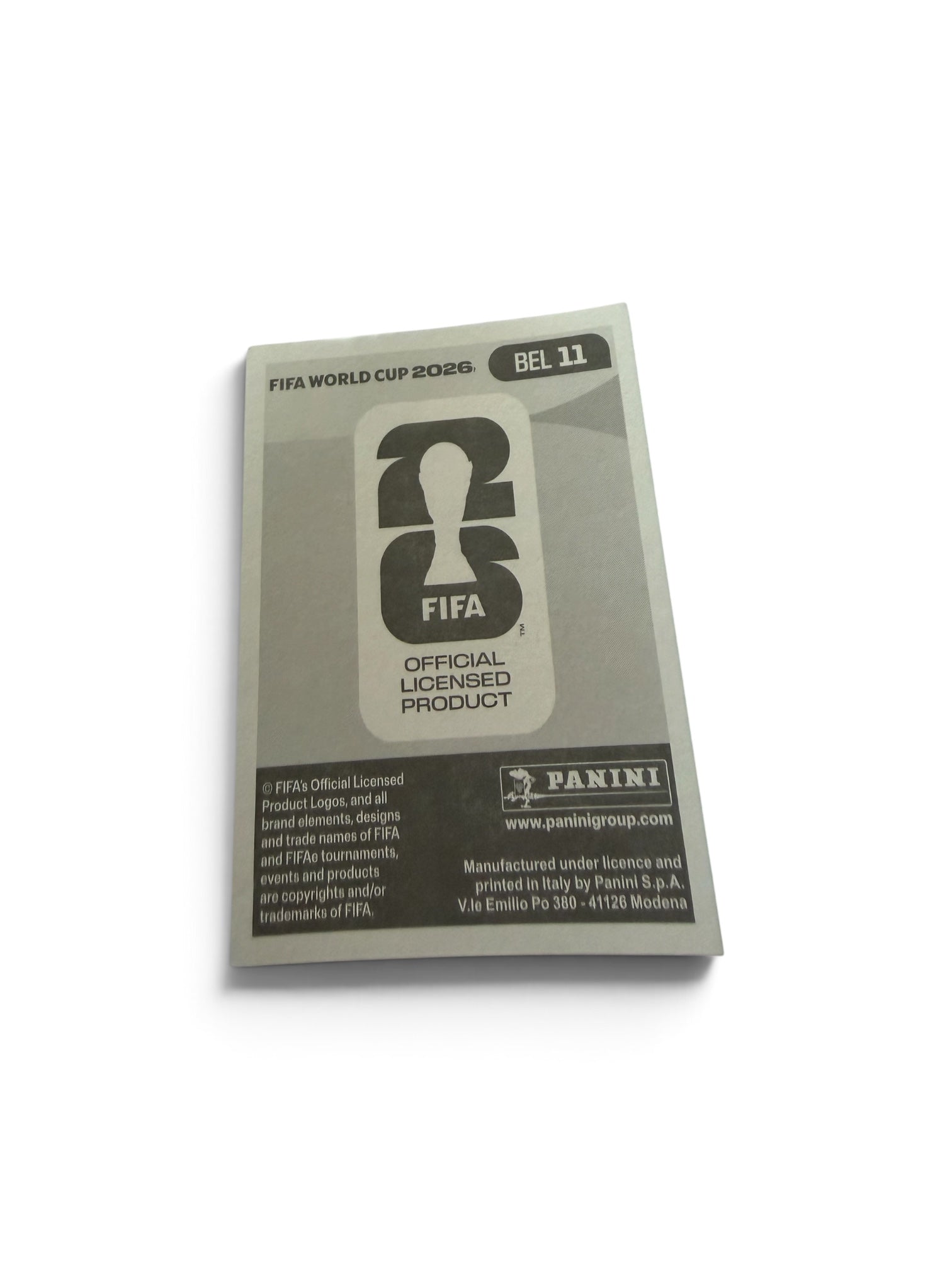 2026 Panini FIFA World Cup Nicolas Raskin #BEL11 Belgium Sticker | Rangers FC | Official FIFA Collectible