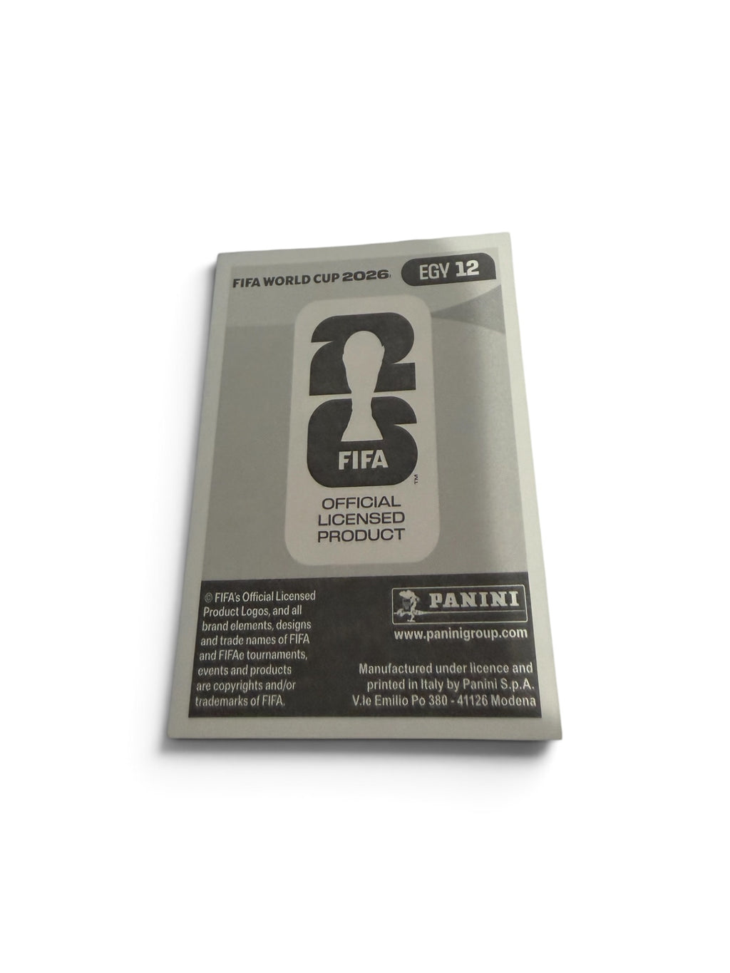 2026 Panini FIFA World Cup Hamdy Fathy Blue Border Parallel #EGY 12 Egypt Official Sticker