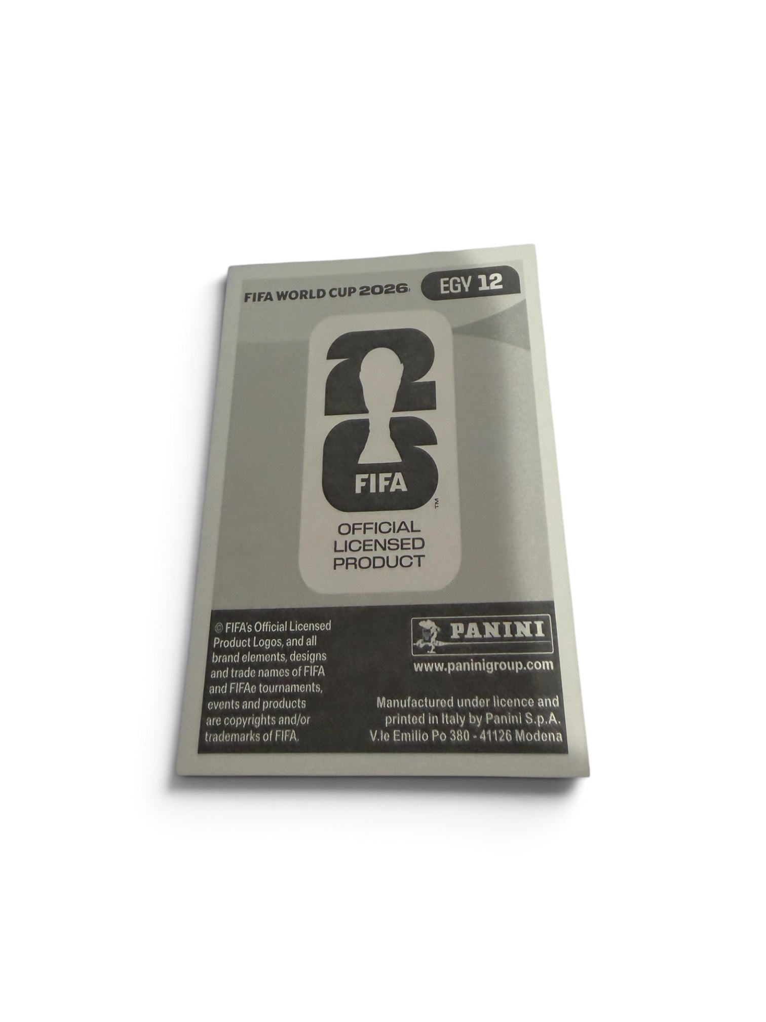 2026 Panini FIFA World Cup Hamdy Fathy Blue Border Parallel #EGY 12 Egypt Official Sticker