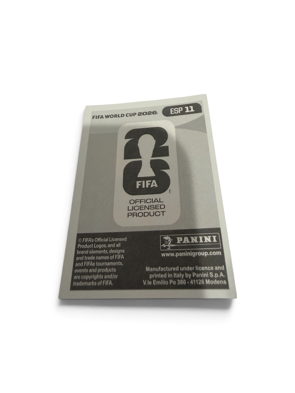 Pedri Blue Border Parallel ESP11 Spain National Team | Panini FIFA World Cup 2026 Official Sticker | FC Barcelona