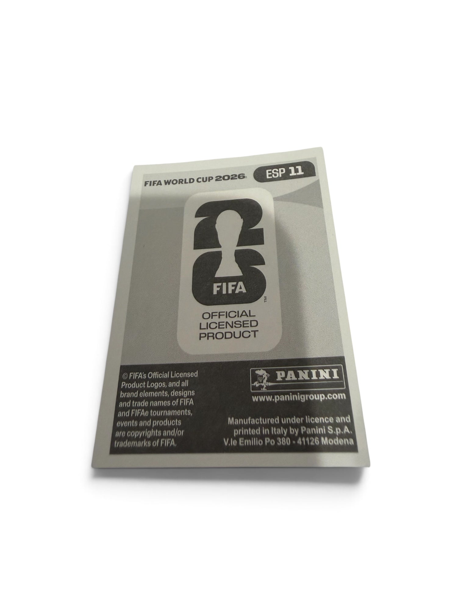 Pedri Blue Border Parallel ESP11 Spain National Team | Panini FIFA World Cup 2026 Official Sticker | FC Barcelona