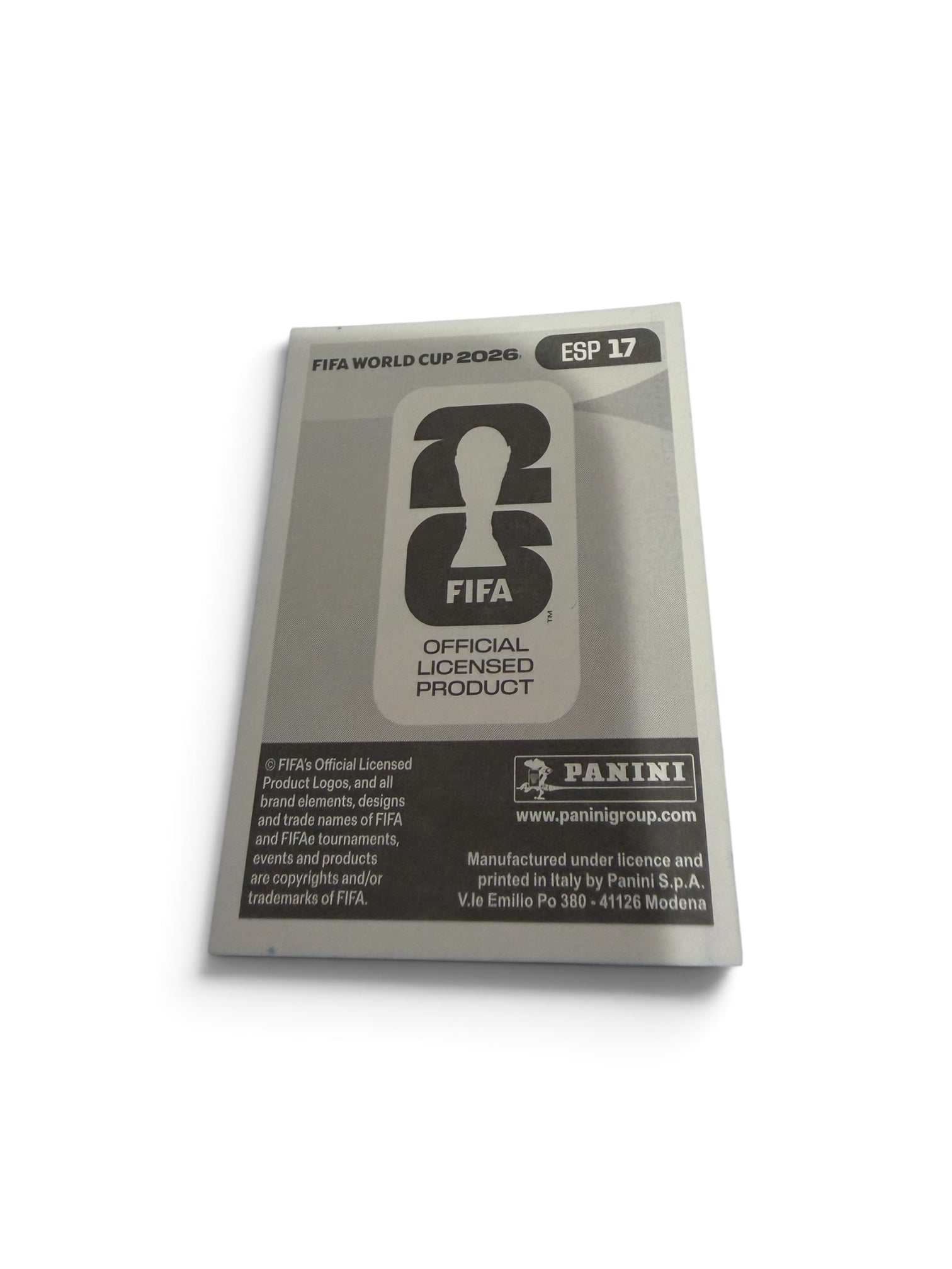 Nico Williams Blue Border Parallel ESP17 | Spain National Team | Panini FIFA World Cup 2026 Official Sticker