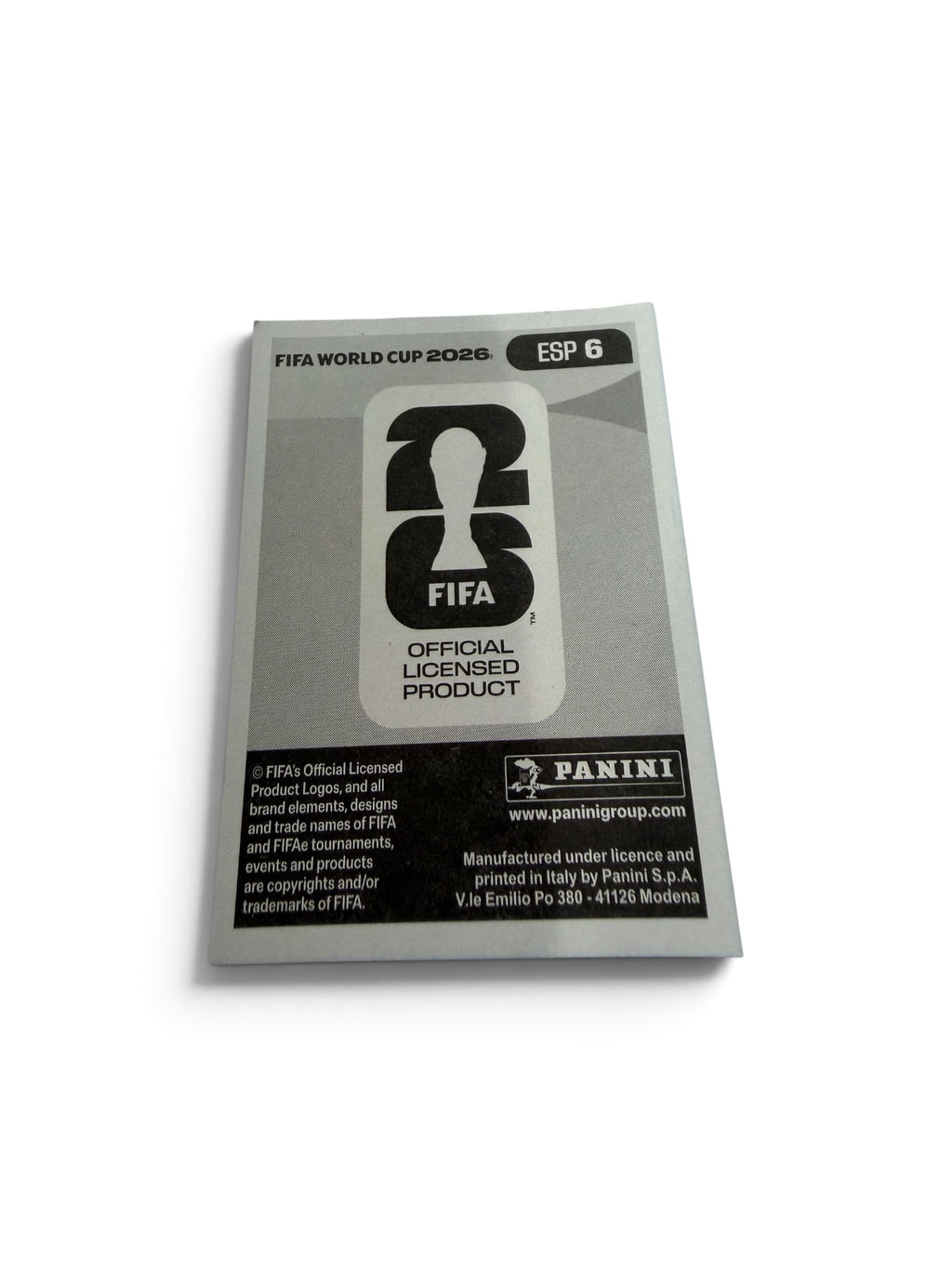 Pedro Porro Blue Border Parallel ESP6 Spain National Team | Panini FIFA World Cup 2026 Official Sticker | Tottenham Hotspur FC
