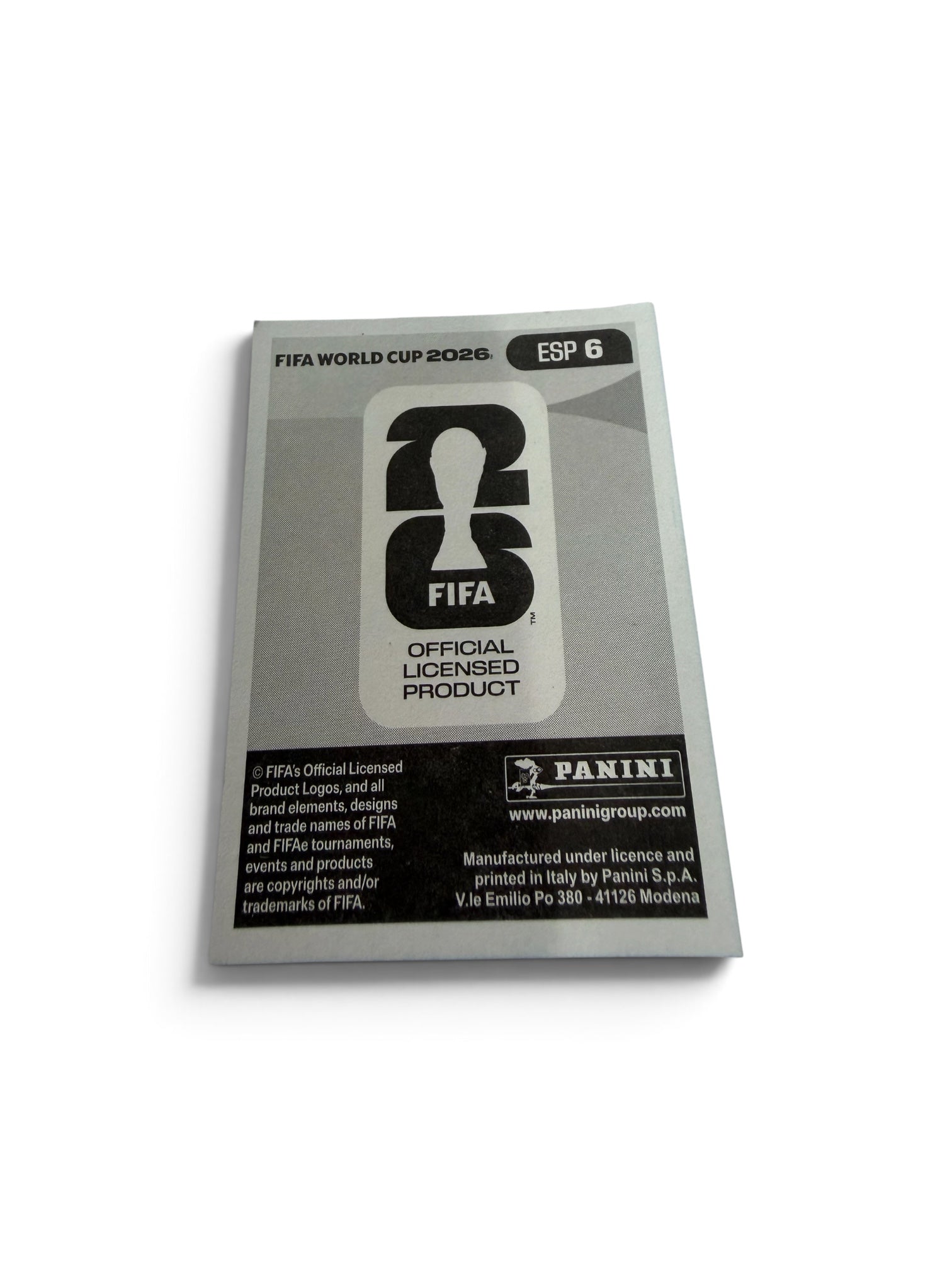 Pedro Porro Blue Border Parallel ESP6 Spain National Team | Panini FIFA World Cup 2026 Official Sticker | Tottenham Hotspur FC