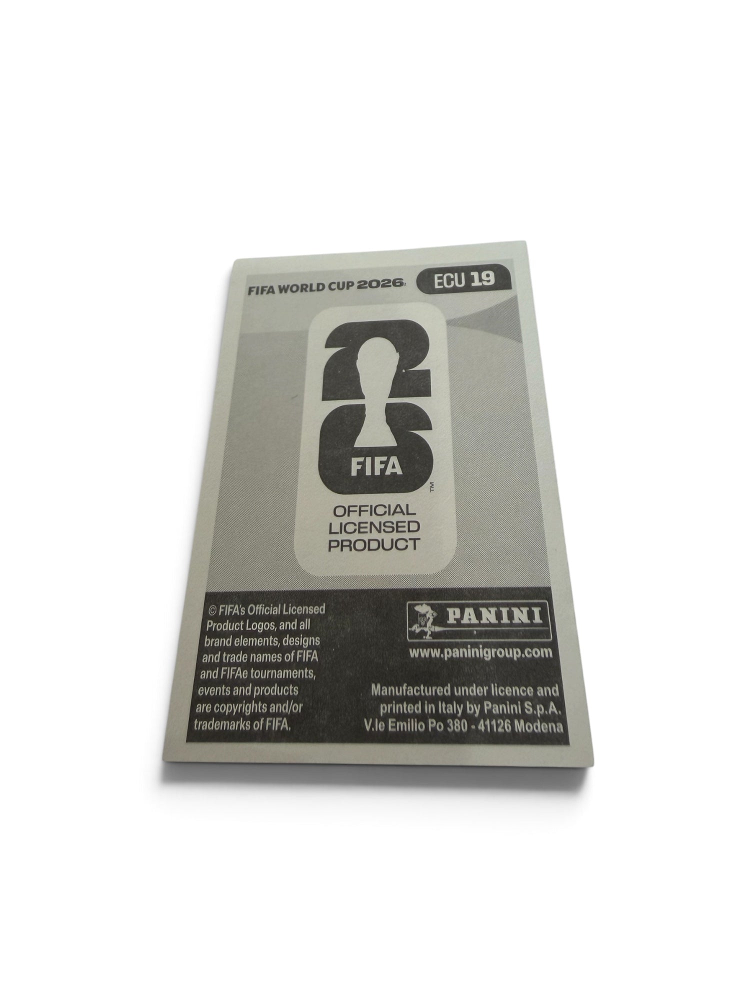 2026 Panini FIFA World Cup Blue Border Sticker ECU 19 Kevin Rodríguez Ecuador National Team Official