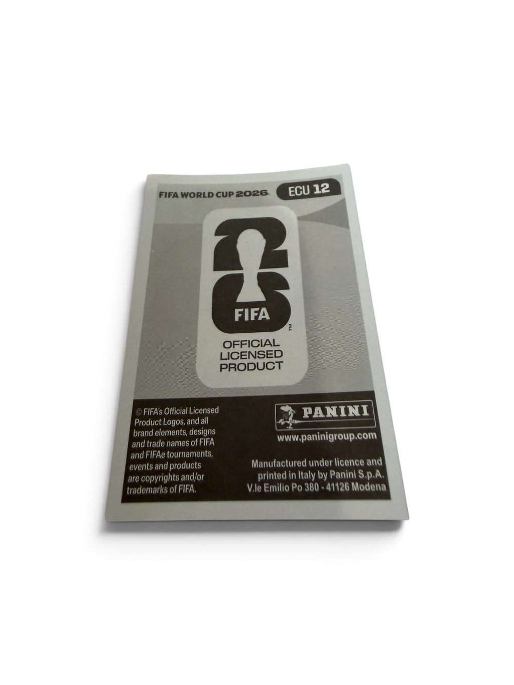 2026 Panini FIFA World Cup Pedro Vite Blue Border Parallel ECU 12 Ecuador Official Sticker