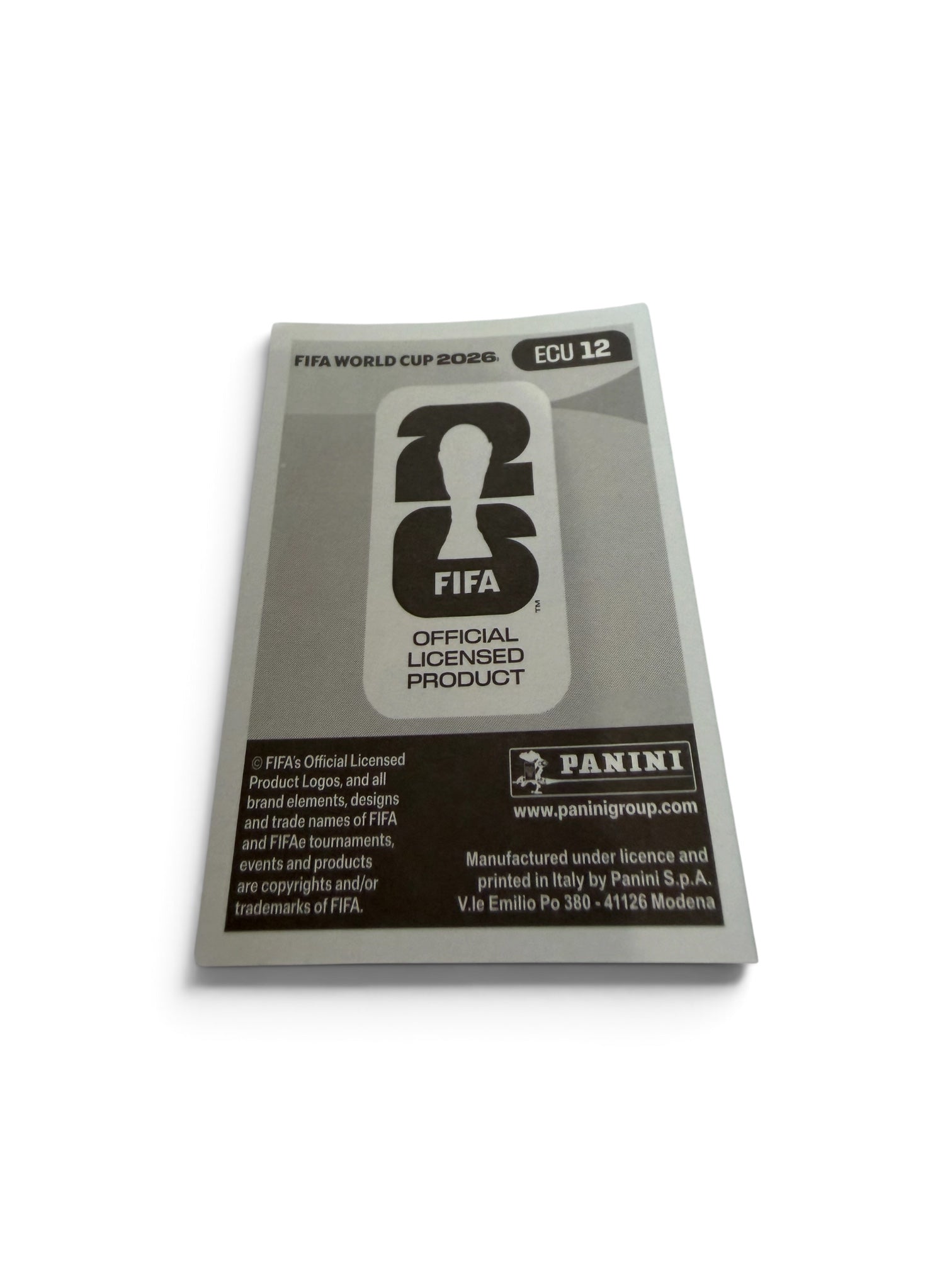 2026 Panini FIFA World Cup Pedro Vite Blue Border Parallel ECU 12 Ecuador Official Sticker