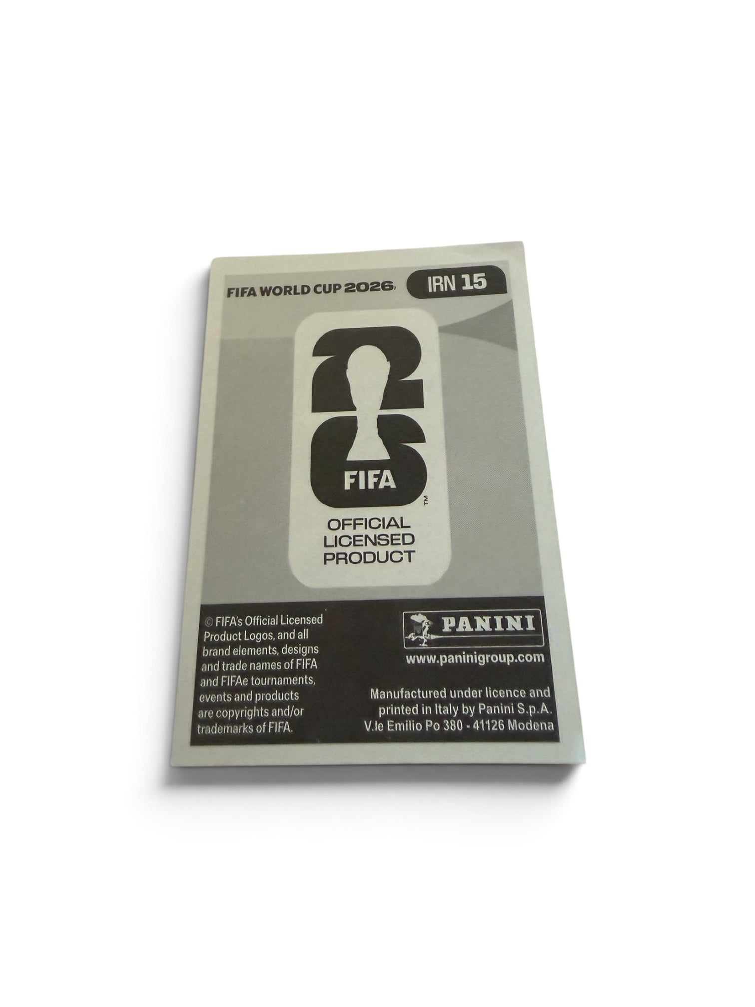 Roozbeh Cheshmi Blue Border IRN15 Iran National Team | Panini FIFA World Cup 2026 Official Sticker