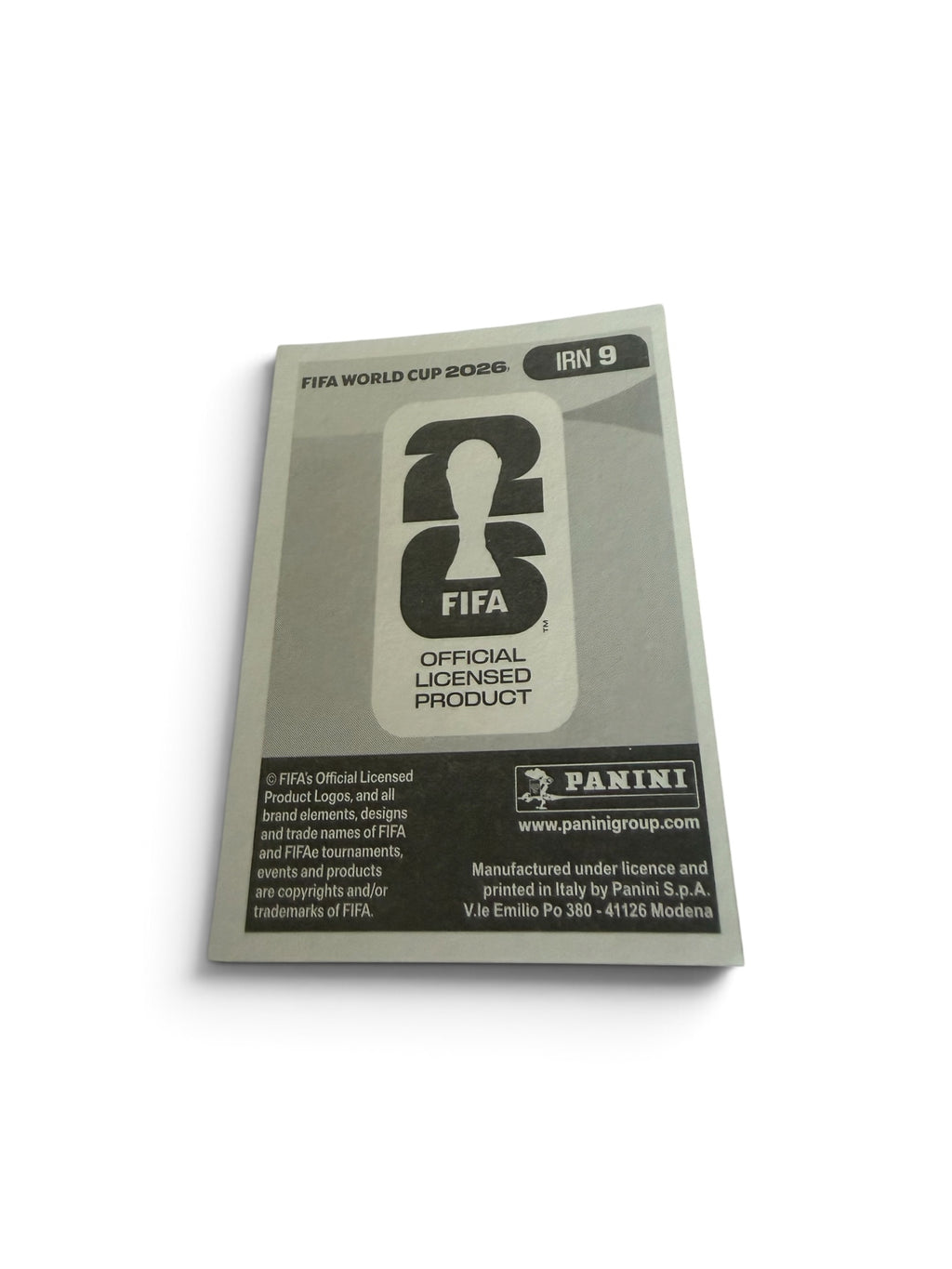 Sadegh Moharrami IRN9 Blue Border Parallel | Panini FIFA World Cup 2026 Official Sticker
