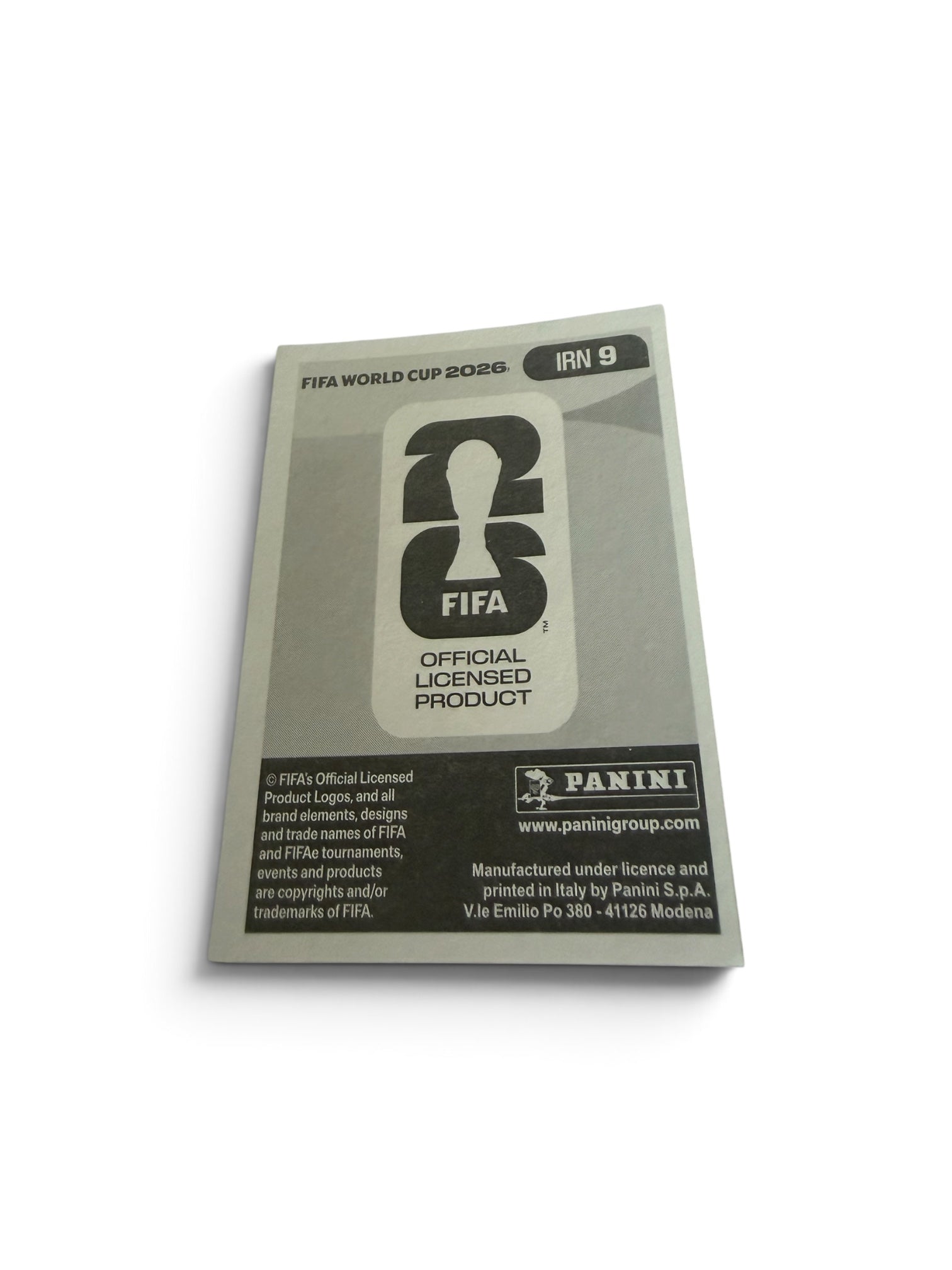 Sadegh Moharrami IRN9 Blue Border Parallel | Panini FIFA World Cup 2026 Official Sticker