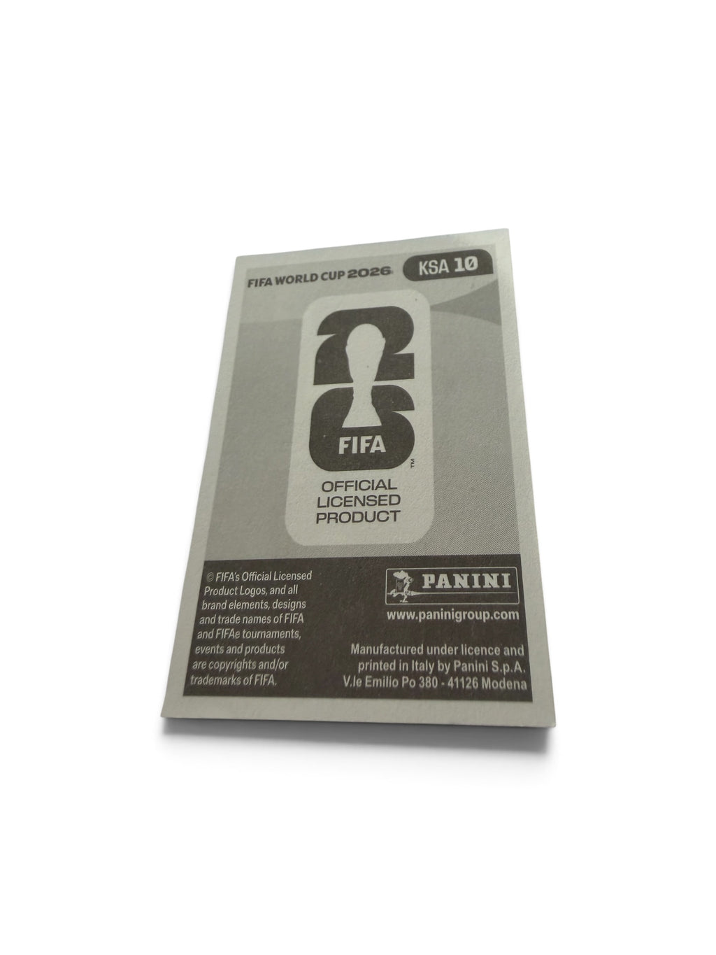 Ziyad Al Johani Blue Border #KSA10 | Saudi Arabia | Panini FIFA World Cup 2026 Parallel Sticker | Al-Ahli Saudi FC