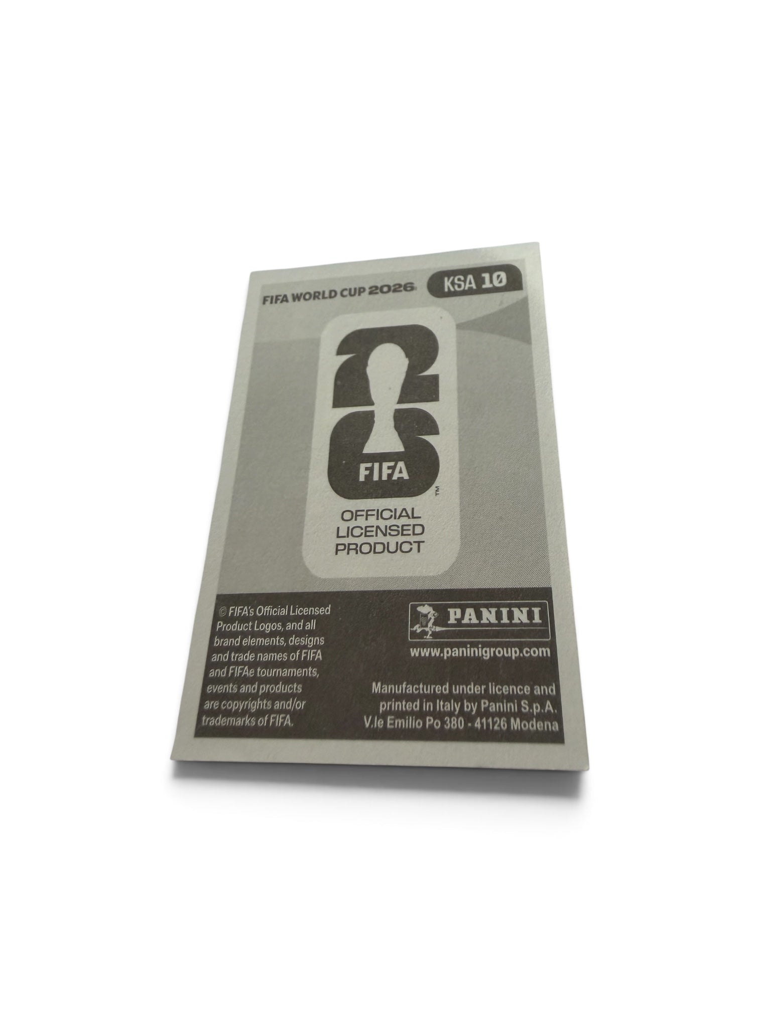 Ziyad Al Johani Blue Border #KSA10 | Saudi Arabia | Panini FIFA World Cup 2026 Parallel Sticker | Al-Ahli Saudi FC